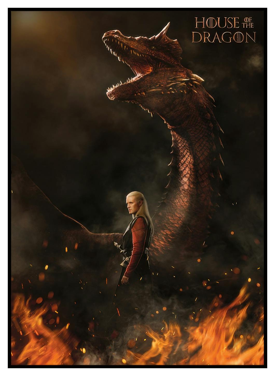 House of the Dragon™ - Daemon Targaryen Poster (30x40 cm) - Poster Store