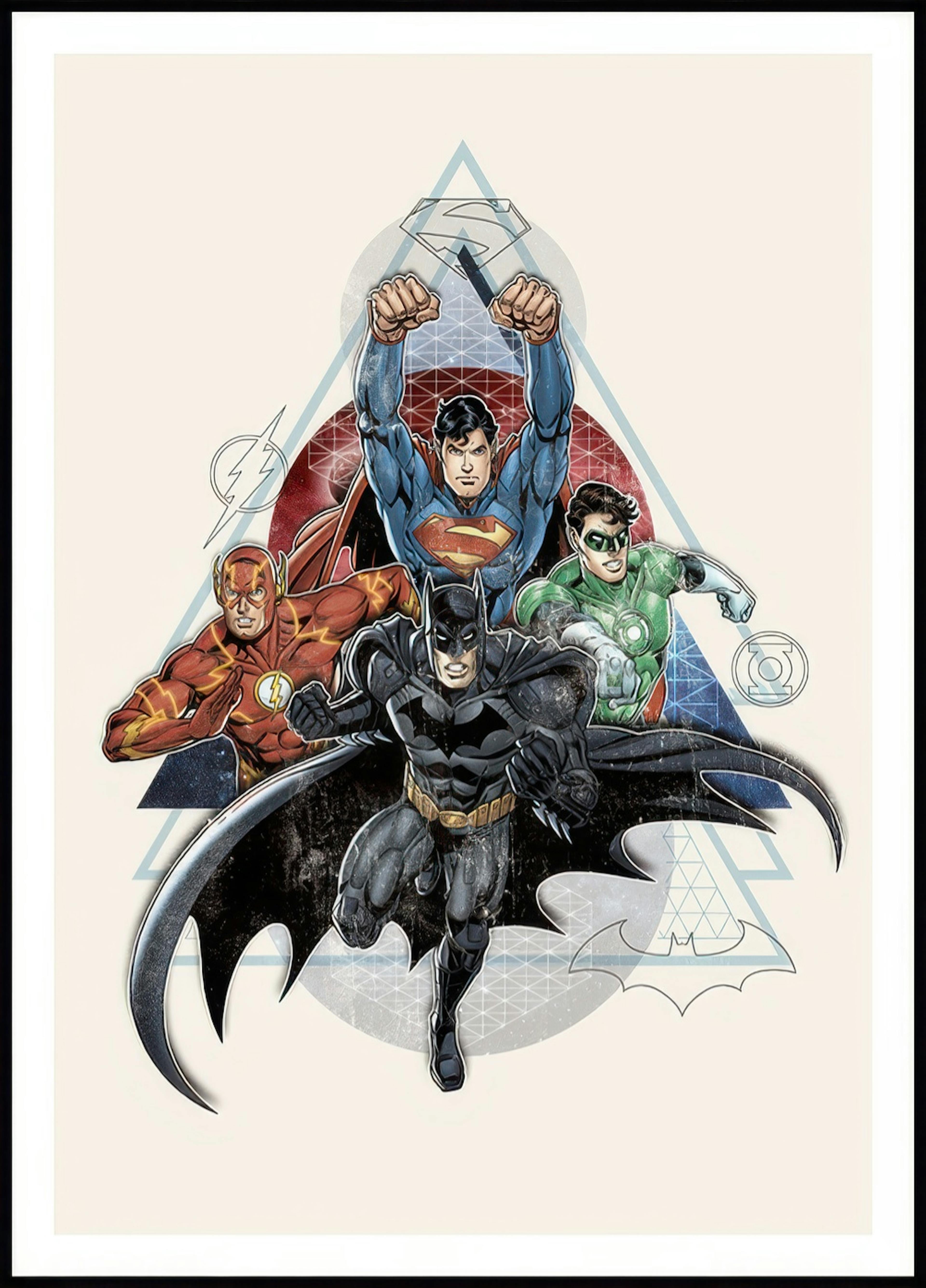 Justice League™ - Vintage Plakat 0
