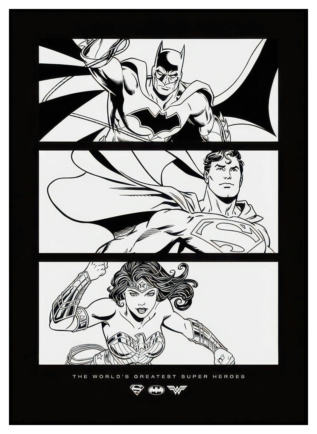 Justice League™ - Heroes Poster (30x40 cm) - Poster Store