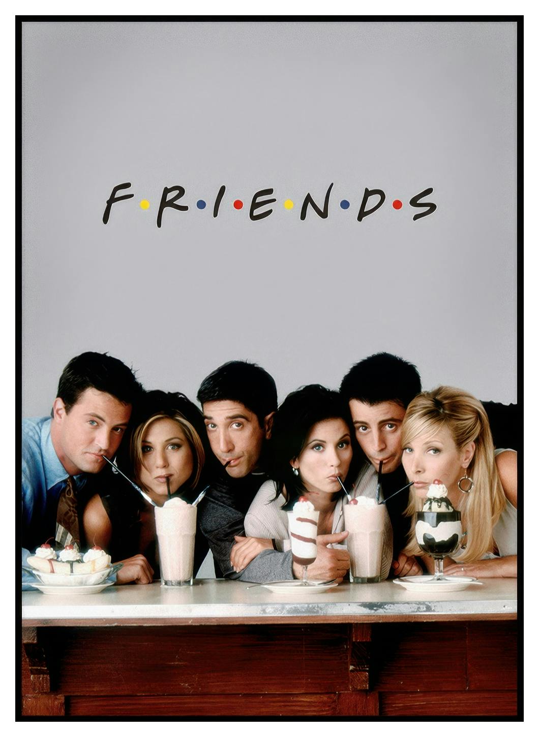 Friends™ - Milkshake Plakat (50x70 cm) - Poster Store