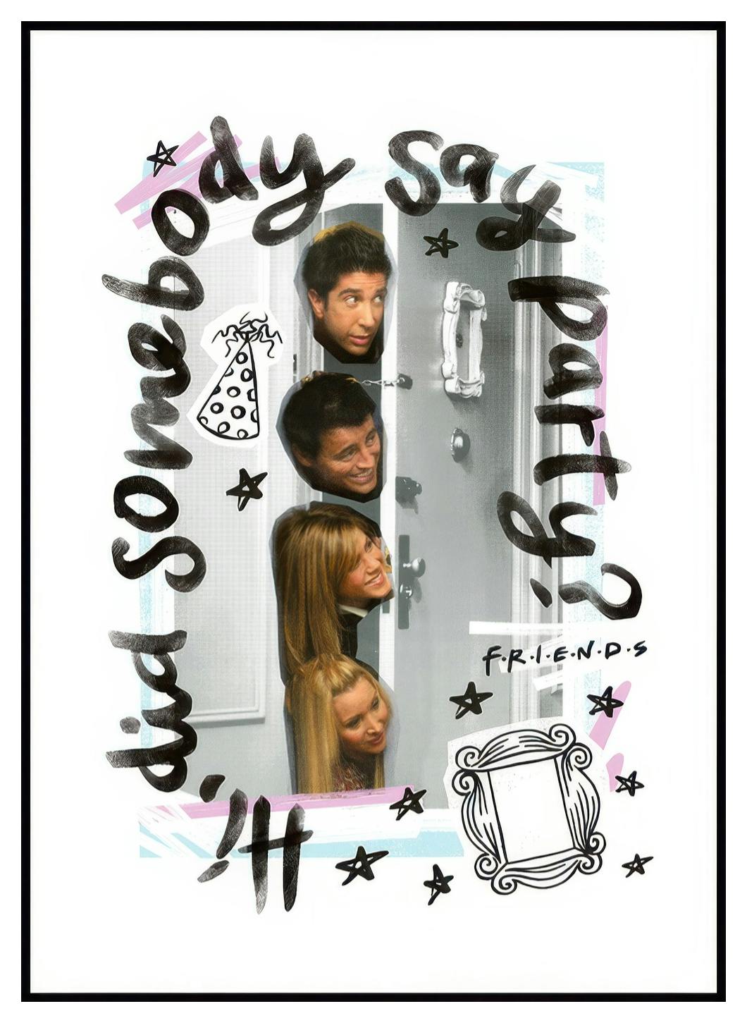 Friends™ - Party Poster (30x40 cm) - Poster Store