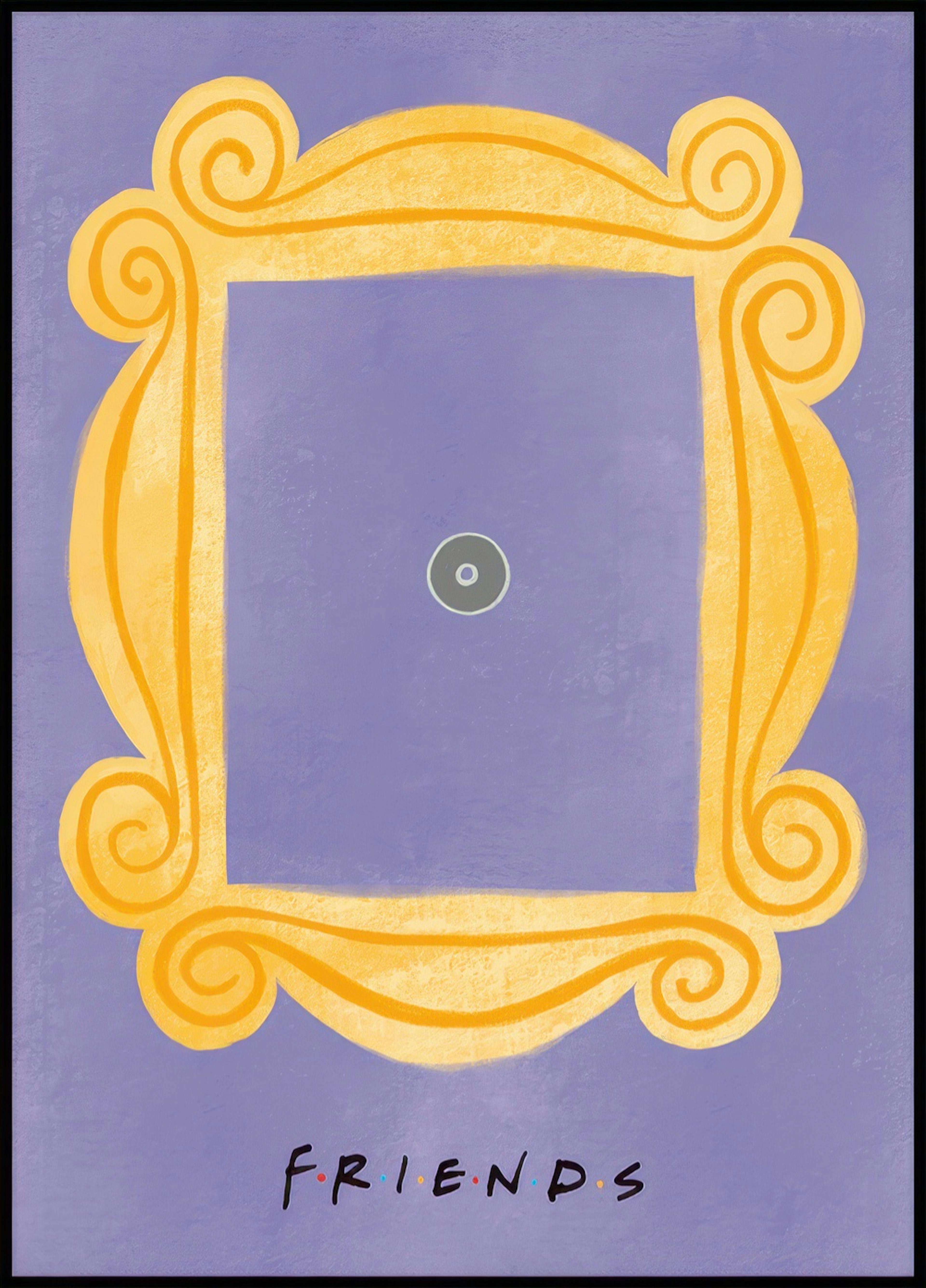 Friends™ - Peephole Frame Poster 0
