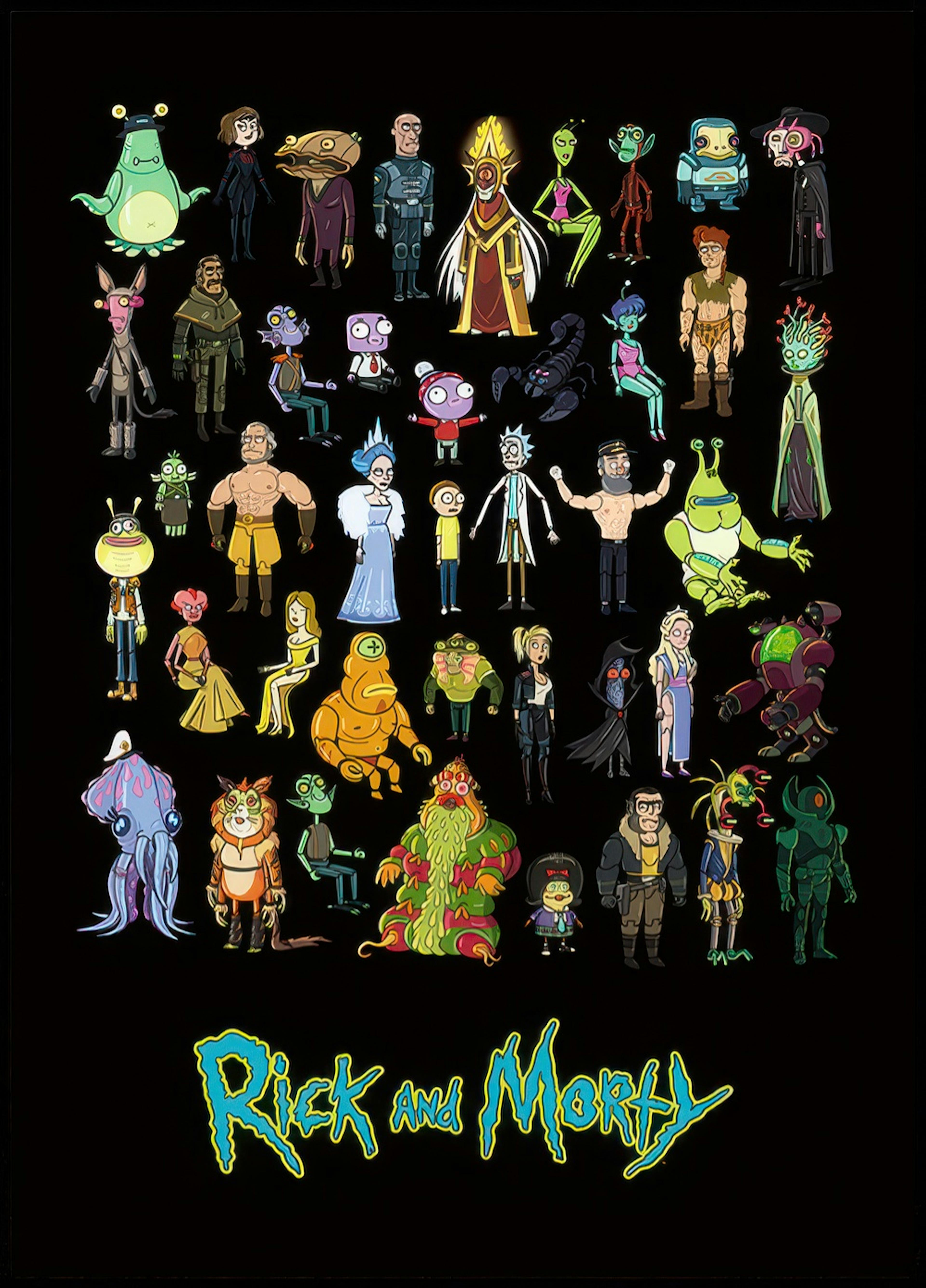 Rick and Morty™ Characters Poster 0
