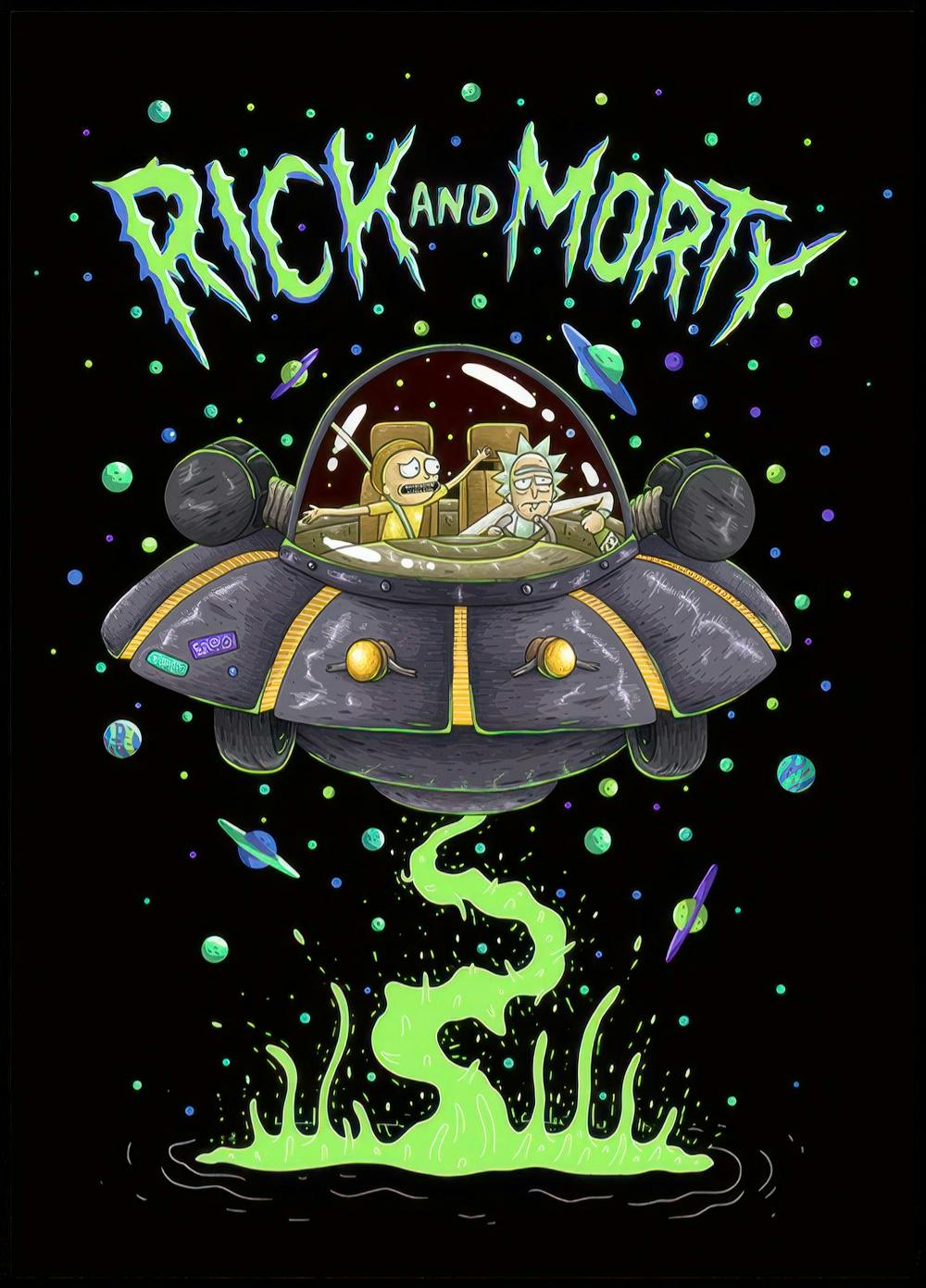 Rick and Morty™ Spaceship Poster 0
