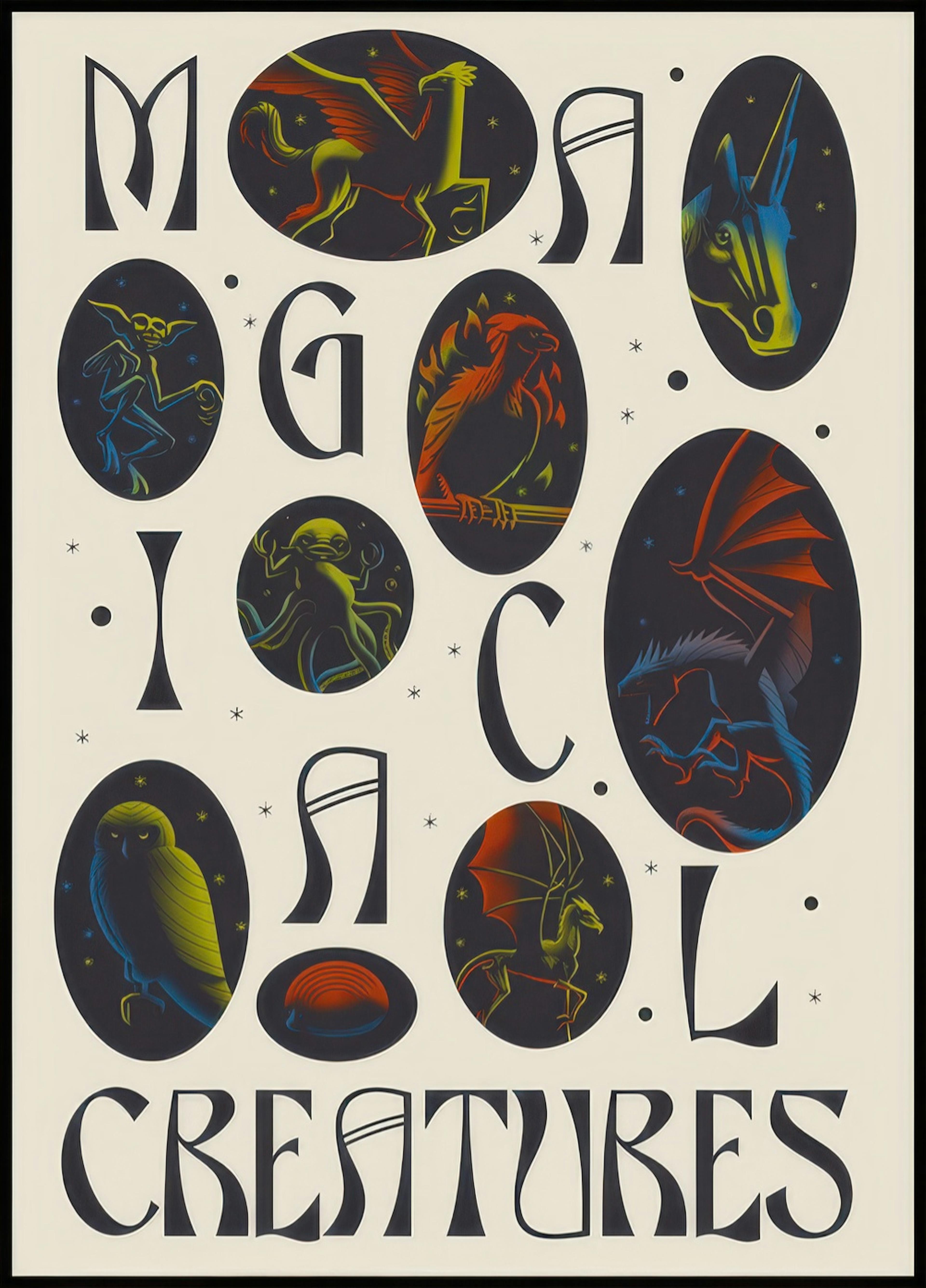 Harry Potter™ - Magical Creatures Plakát 0