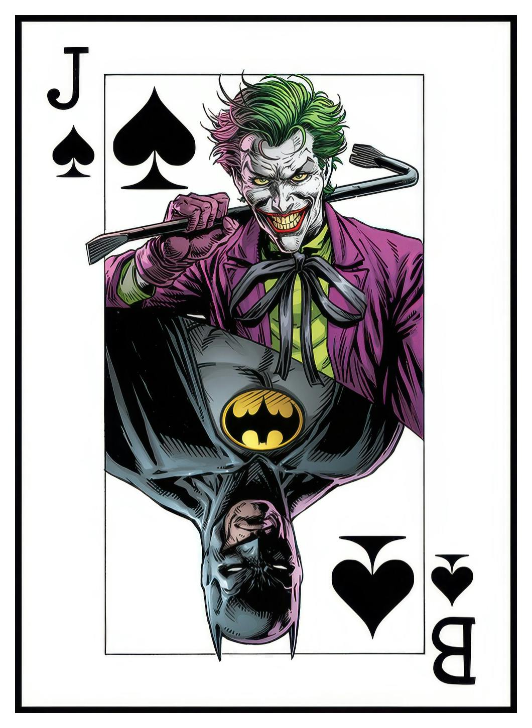 The Joker™ - The Joker vs Batman Poster (50x70 cm) - Poster Store