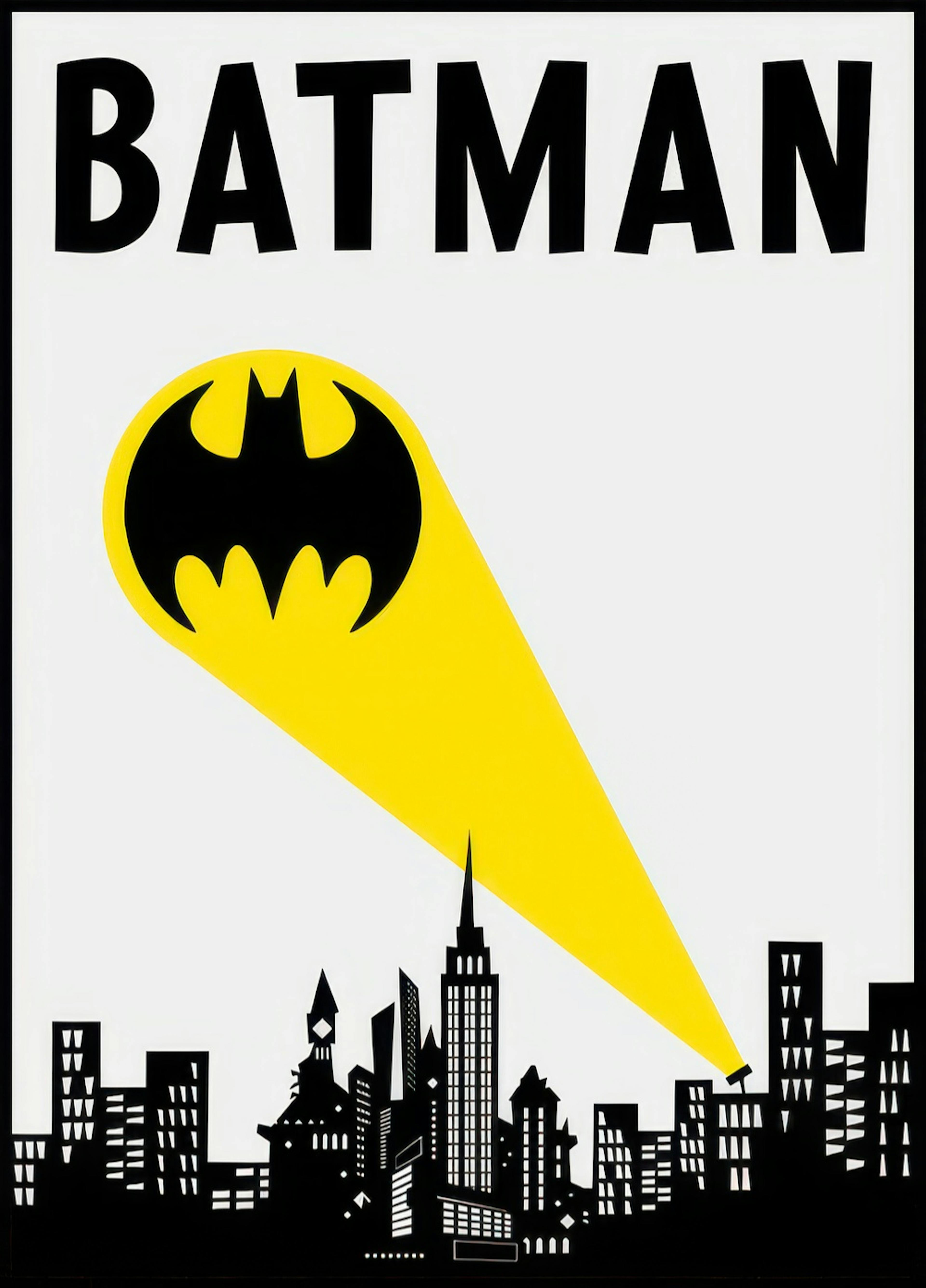 Batman™ - Logo over Gotham City Poster 0