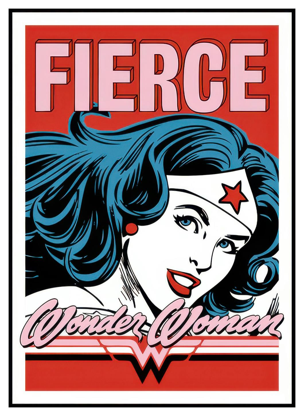 Wonder Woman™ - Vintage Plakat (50x70 cm) - Poster Store