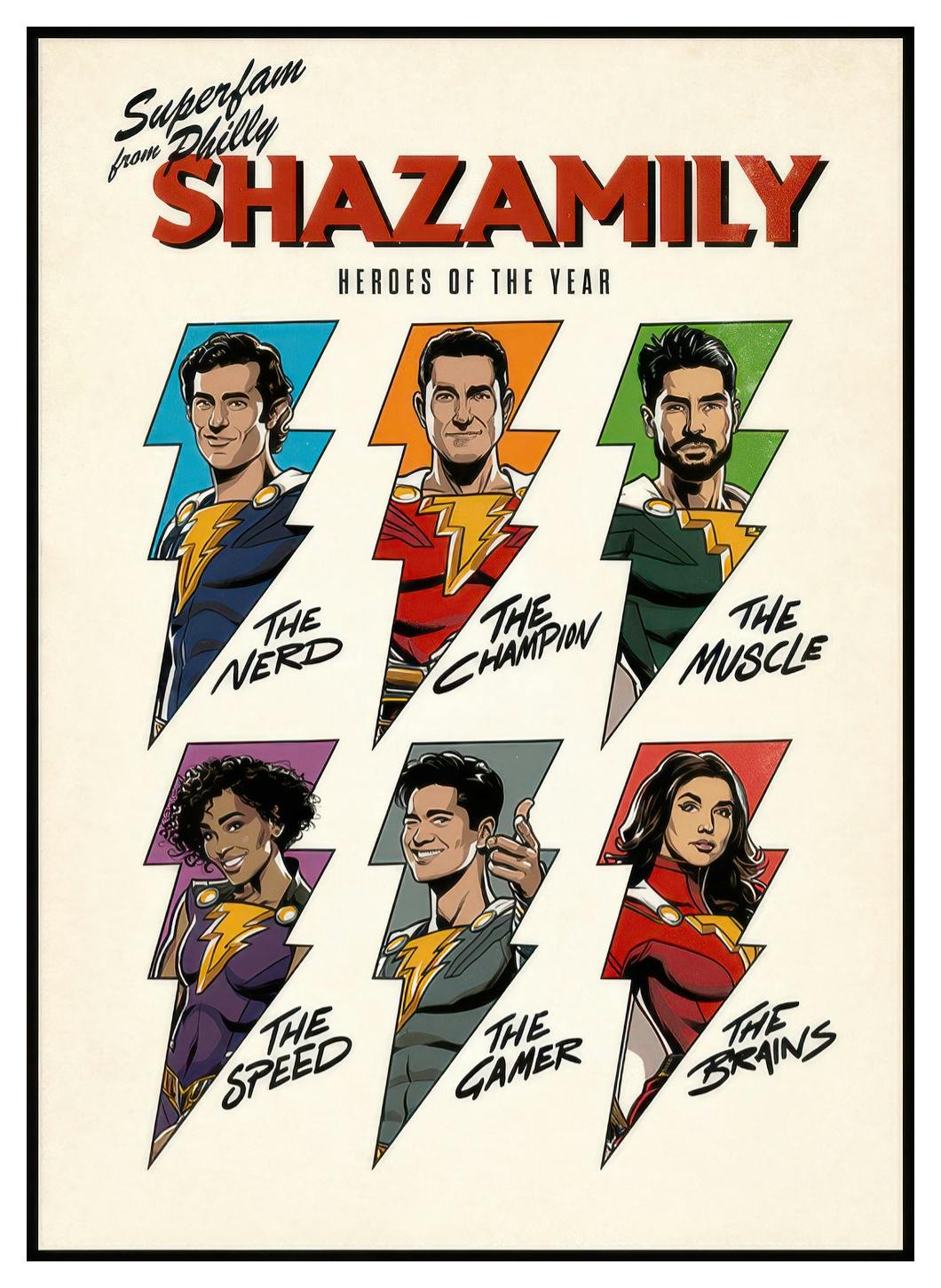 Shazam™ - Shazamily Plakat (30x40 cm) - Poster Store