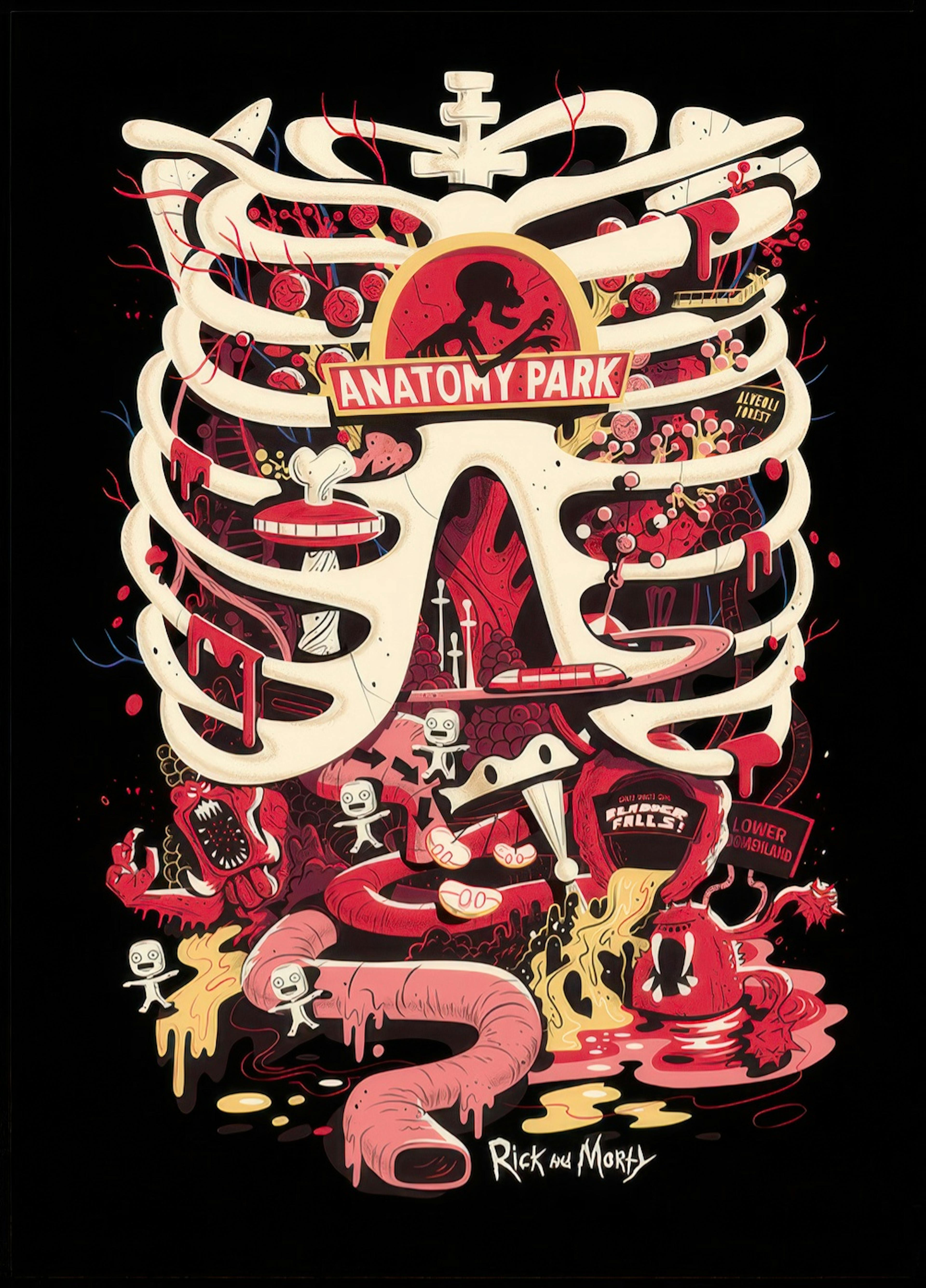 Rick and Morty™ Anatomy Park Poster 0