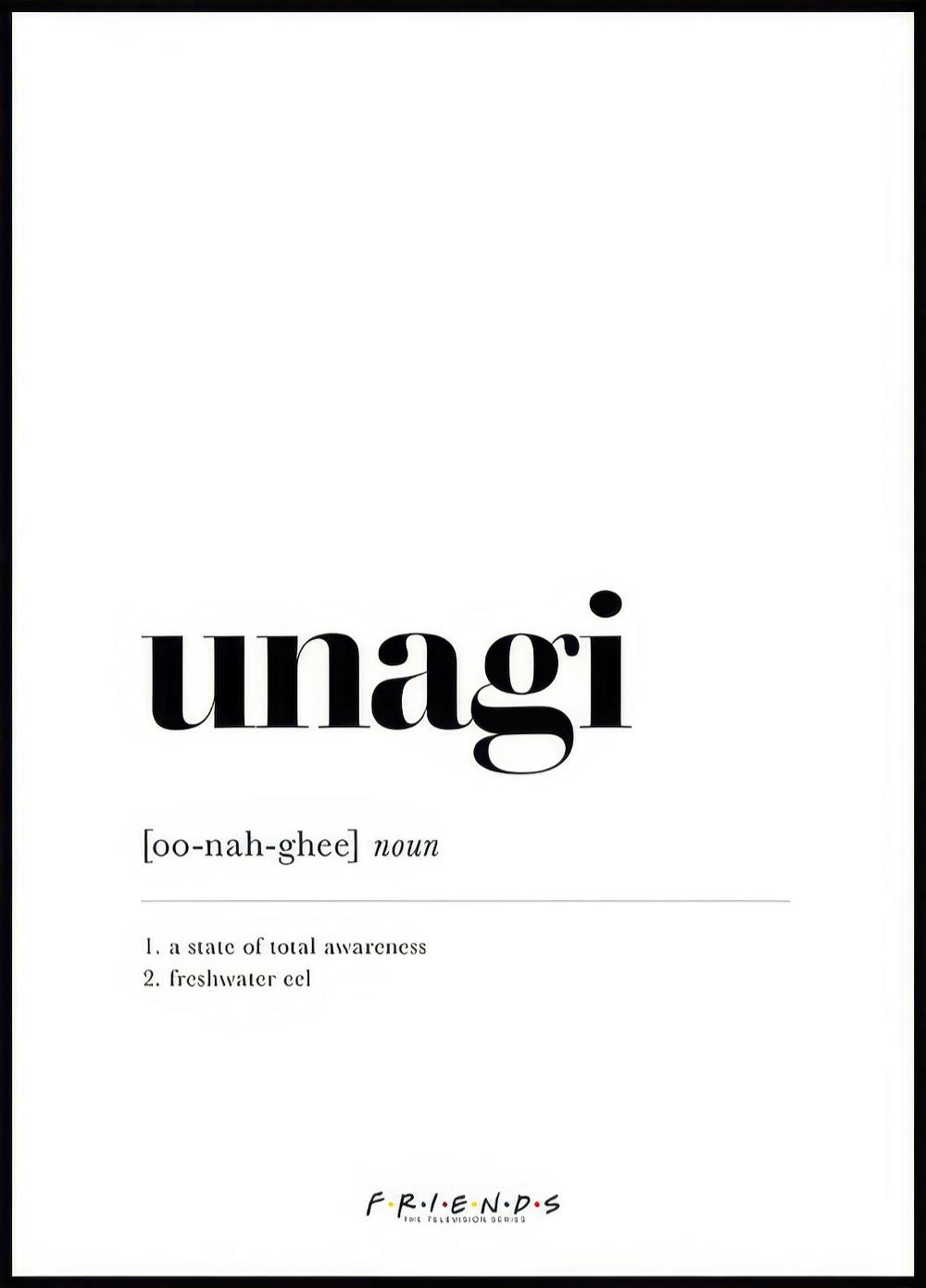 Friends™ - Unagi Definition Plakat 0