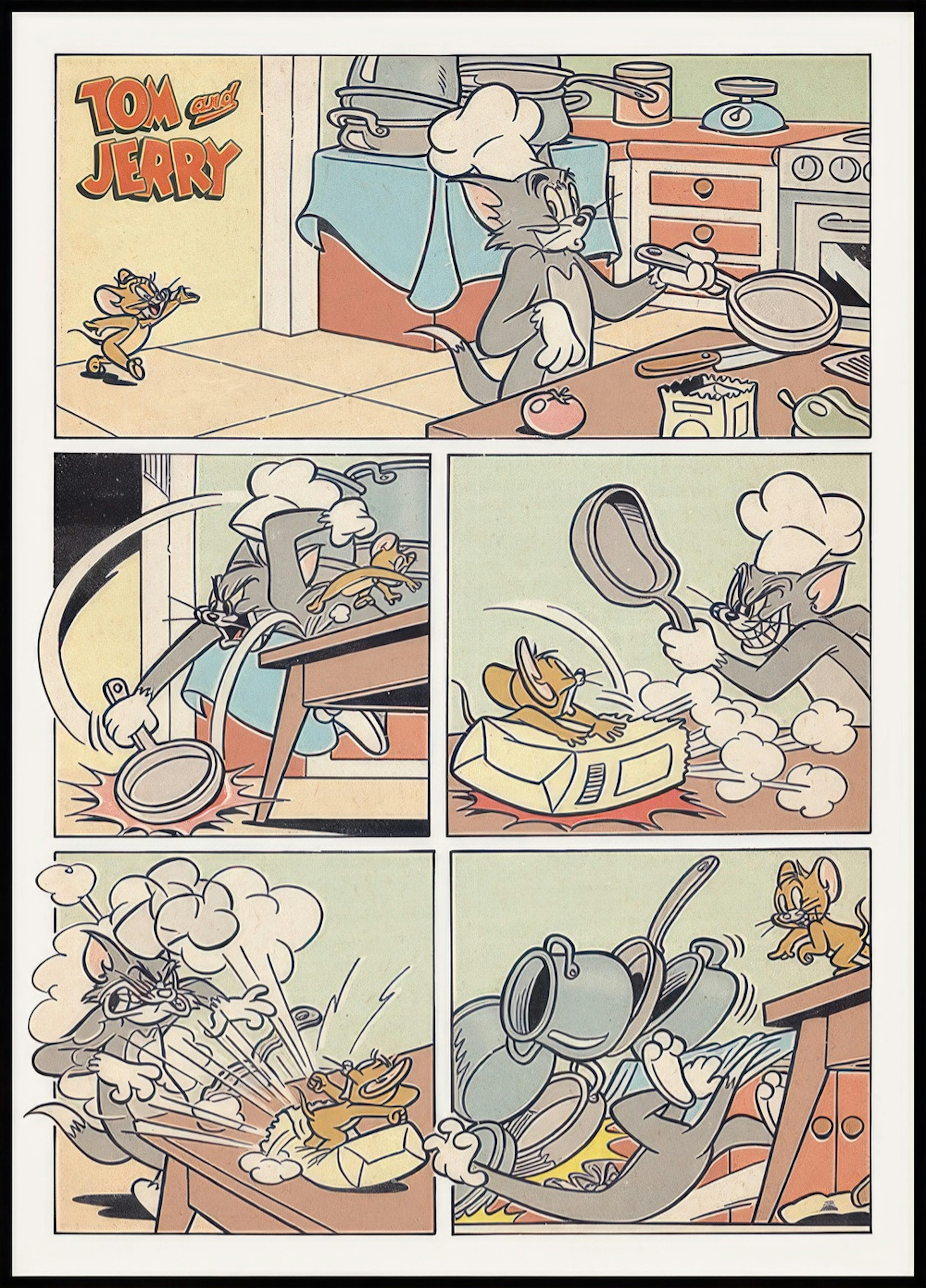 Tom & Jerry™ - Retro Book Poster 0