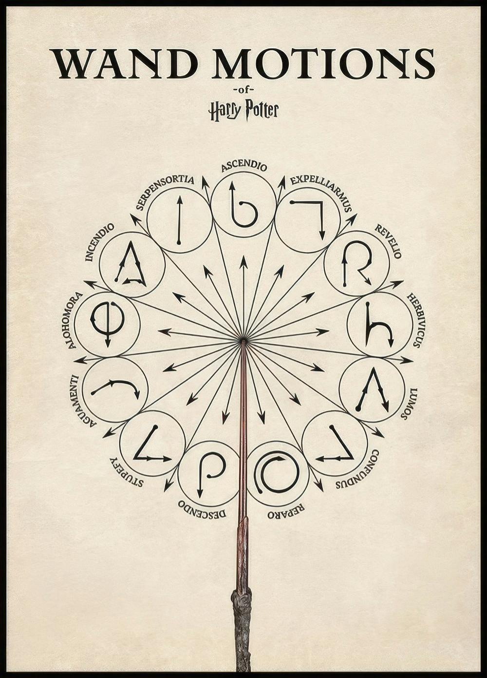 Harry Potter™ - Wand Motions Poster 0