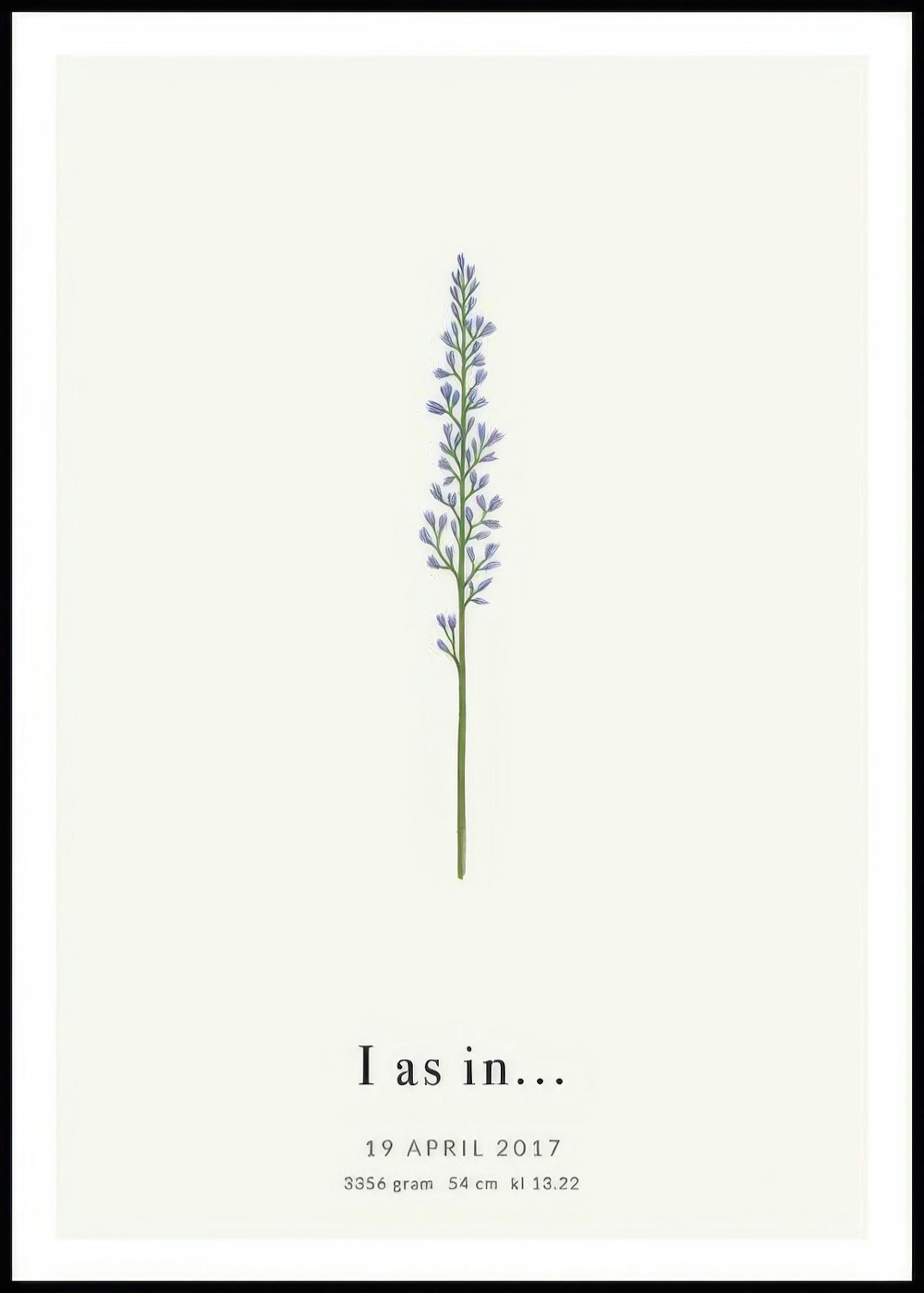 Botanic Letter I Personal Poster 0