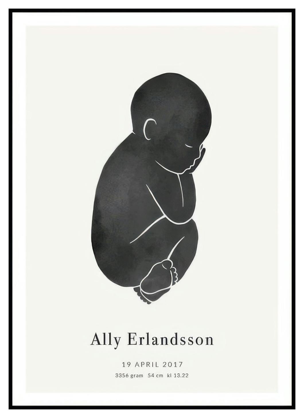 Baby Black Personal Poster (30x40 cm) - Poster Store