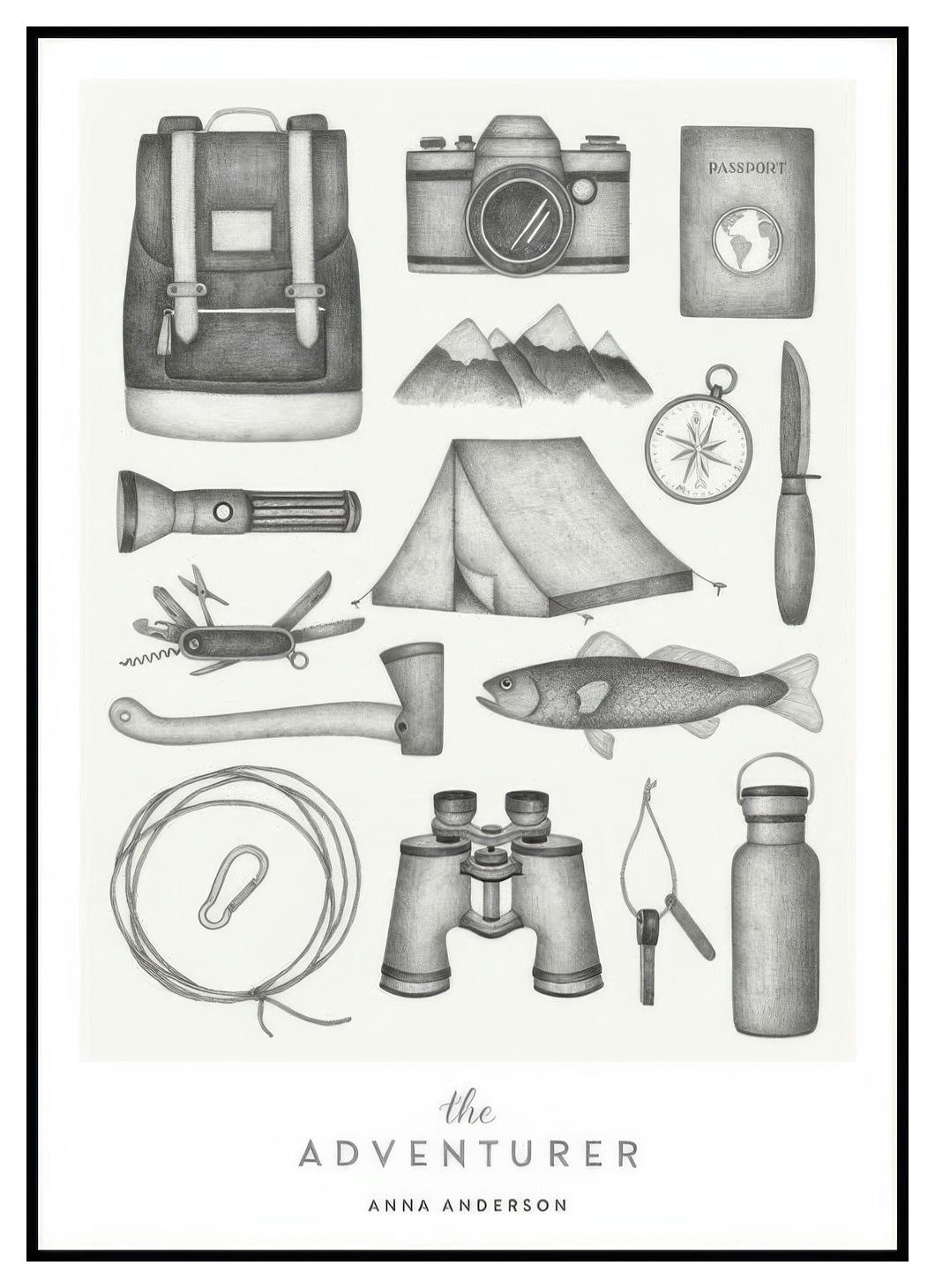 The Personality Adventurer Personal Poster (30x40 cm) - Poster Store