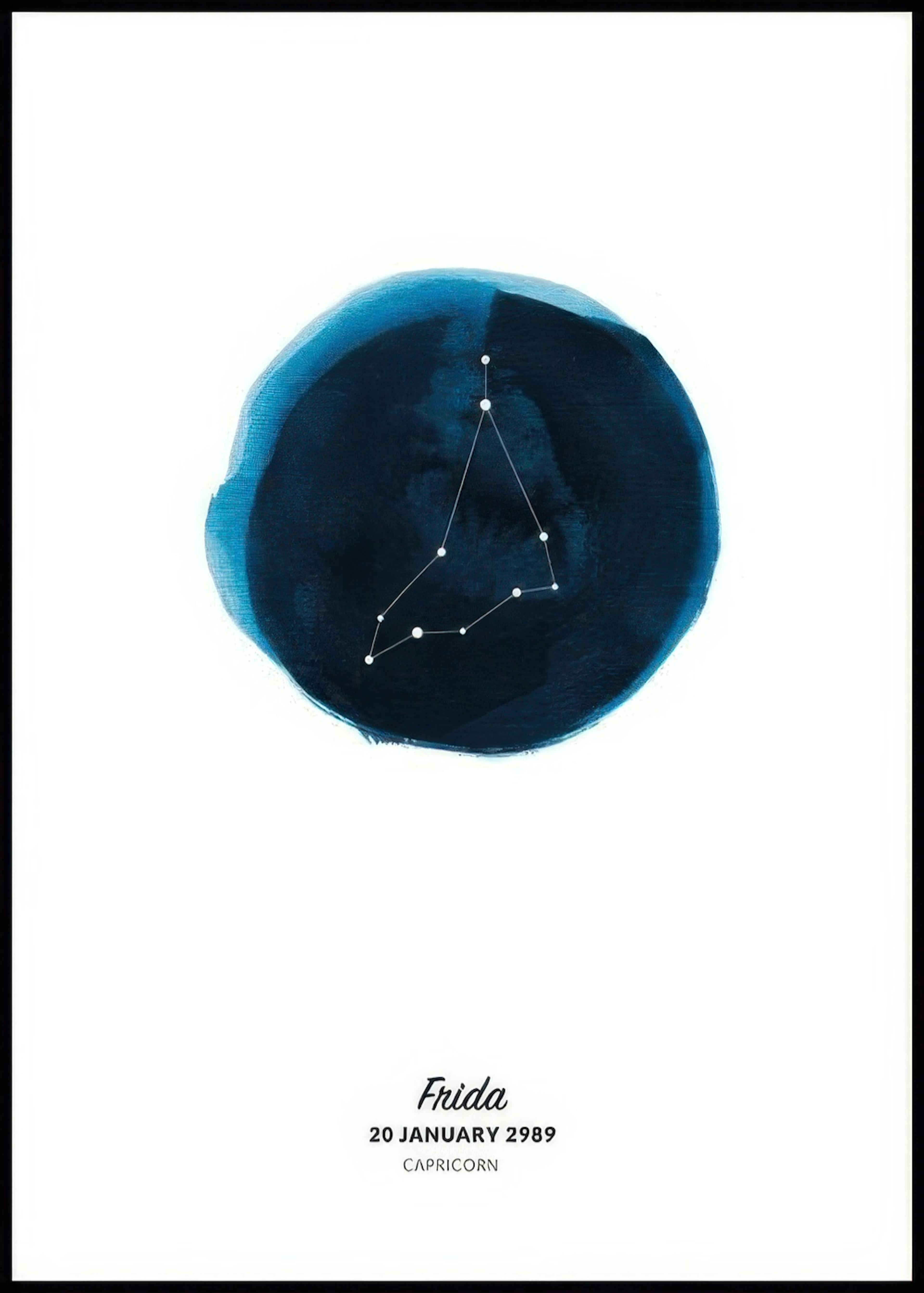Signo zodiacal de Capricornio póster personal 0