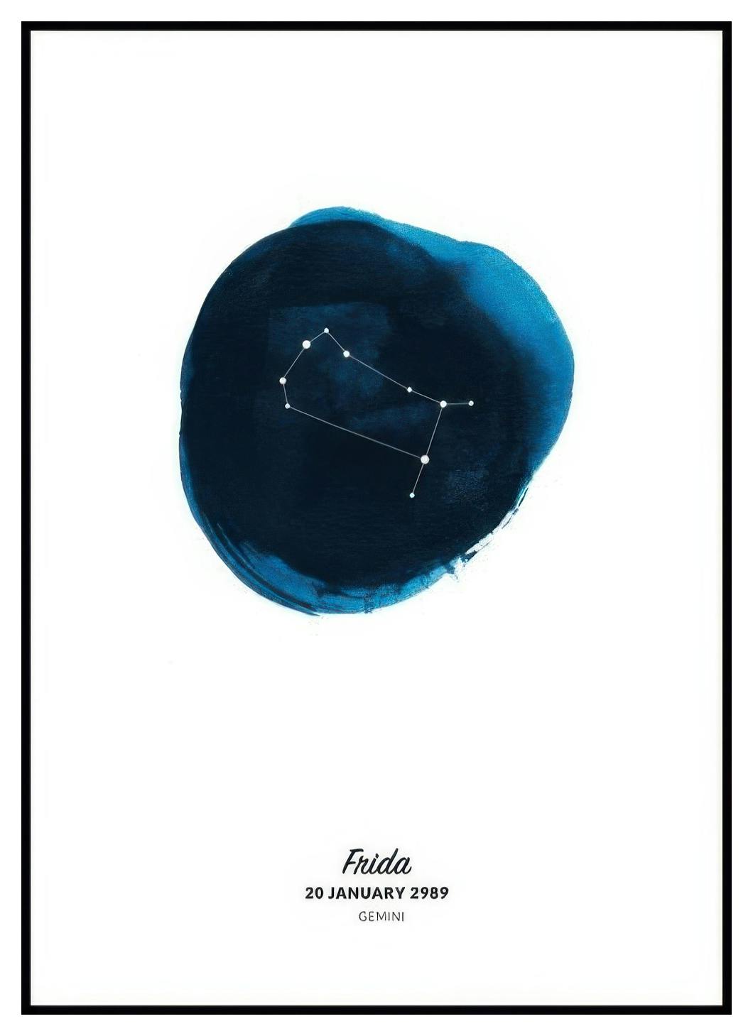 Zodiac Sign Gemini Personal Poster (50x70 cm) - Poster Store