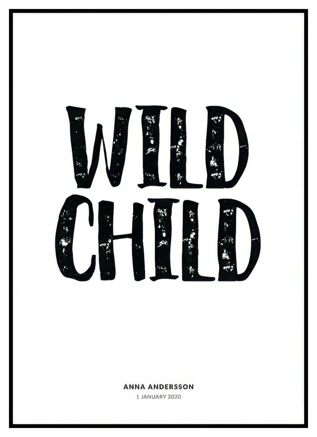 Prints Wild Child Personal Poster (30x40 cm) - Poster Store