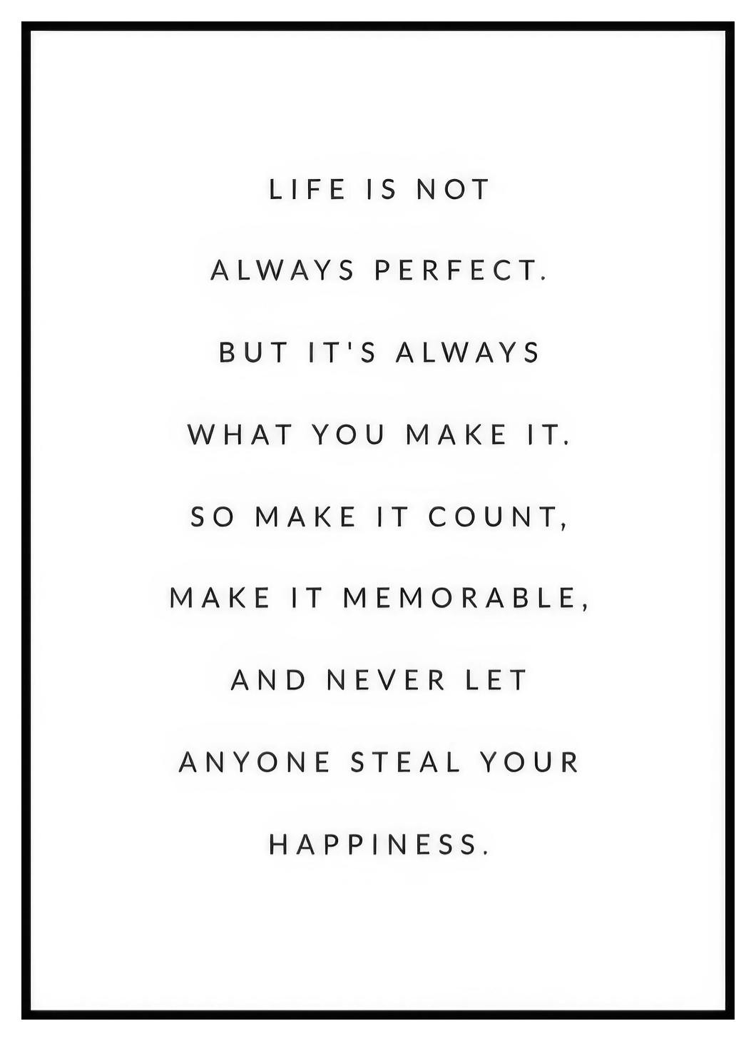Prints Long Quote Personal Poster (30x40 cm) - Poster Store