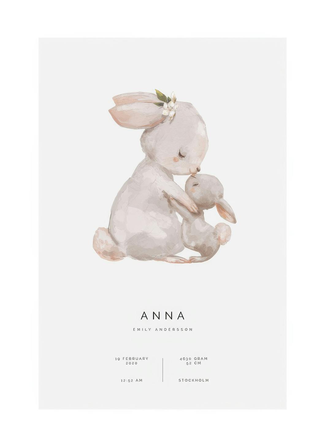 Buongiorno piccolino poster personalizzato (50x70 cm) - Poster Store
