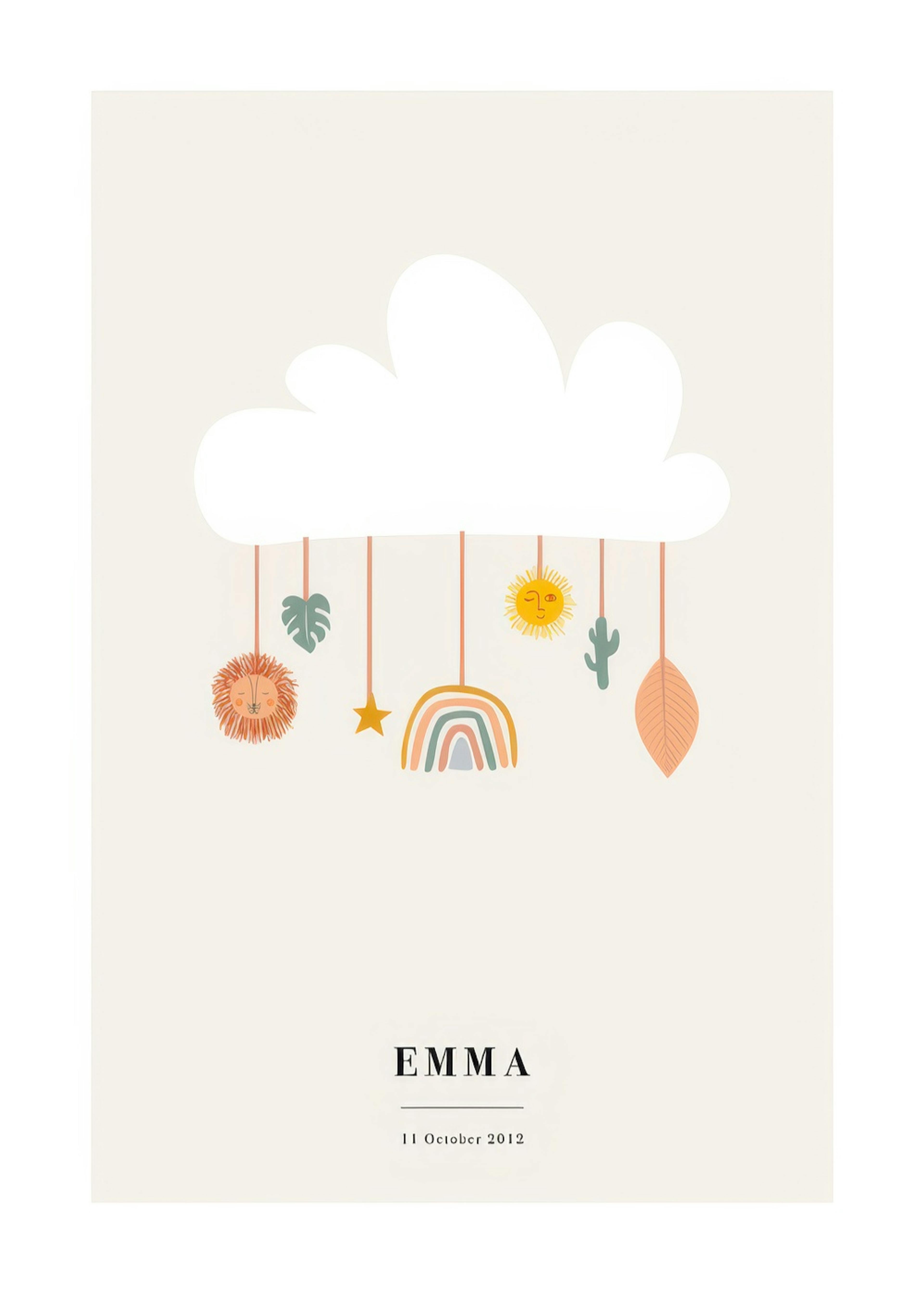 Cloud Mobile persoonlijke poster 0