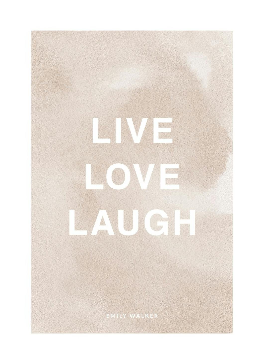 Beige Citat Personlig Poster (30x40 cm) - Poster Store
