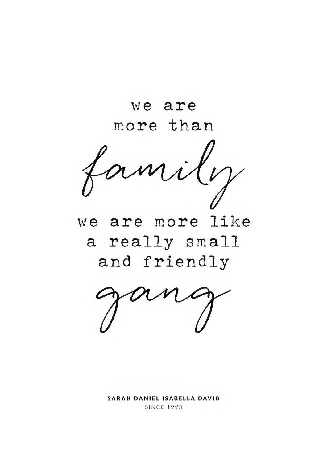 Gang di amici poster personalizzato (50x70 cm) - Poster Store
