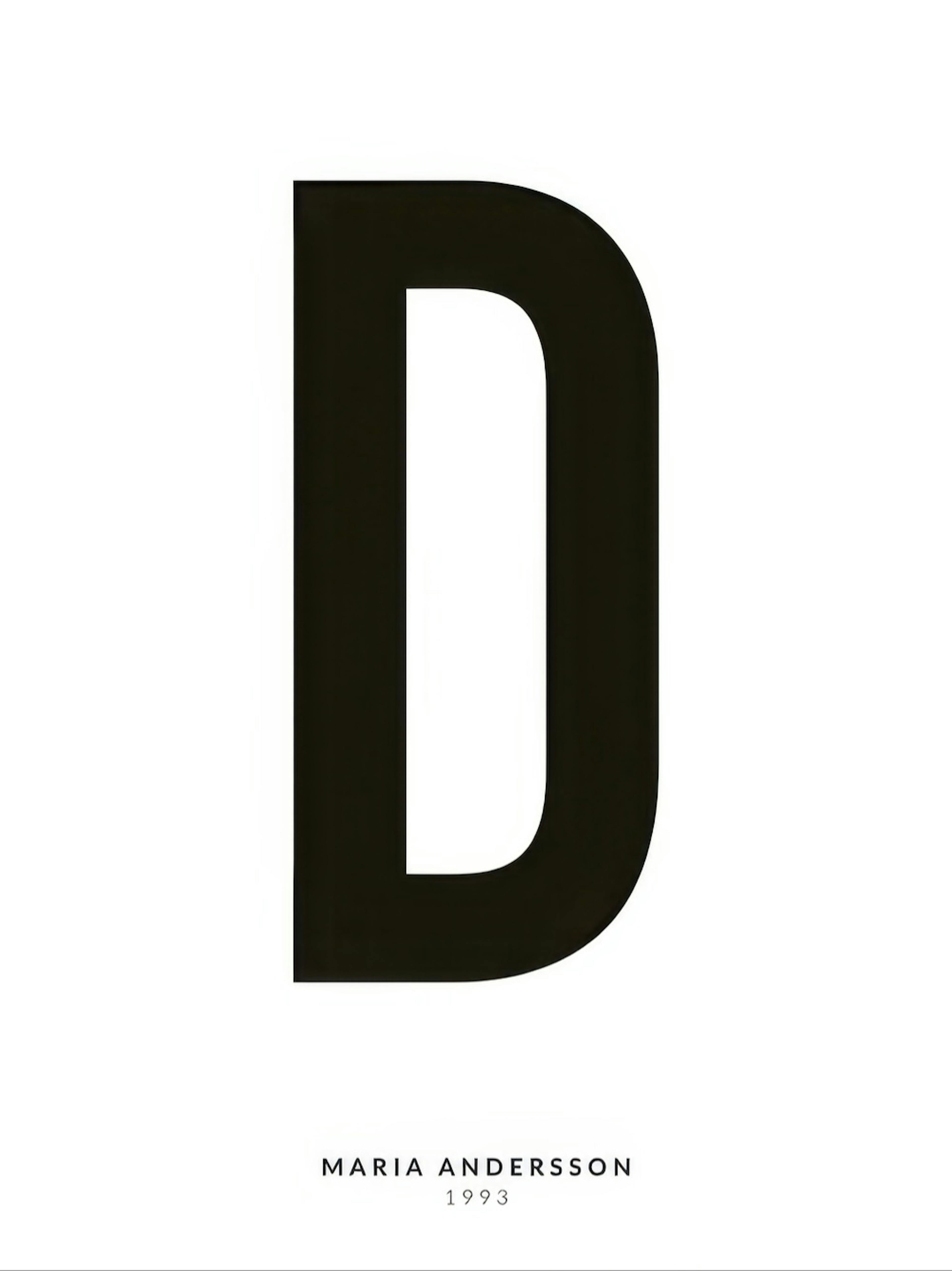 Mein Buchstabe D Personalisiert Poster thumbnail