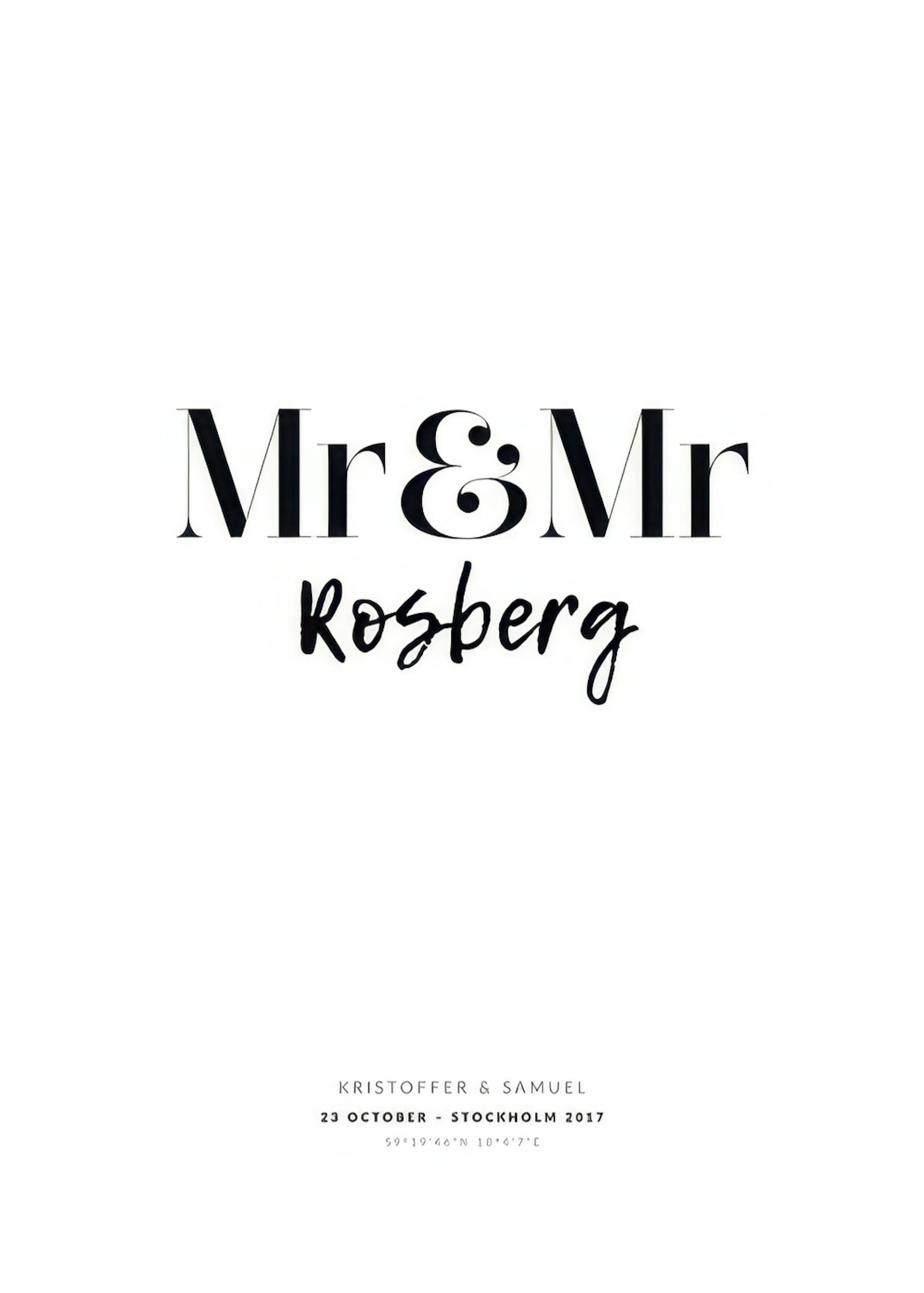 Mr And Mr Personal Poster 0