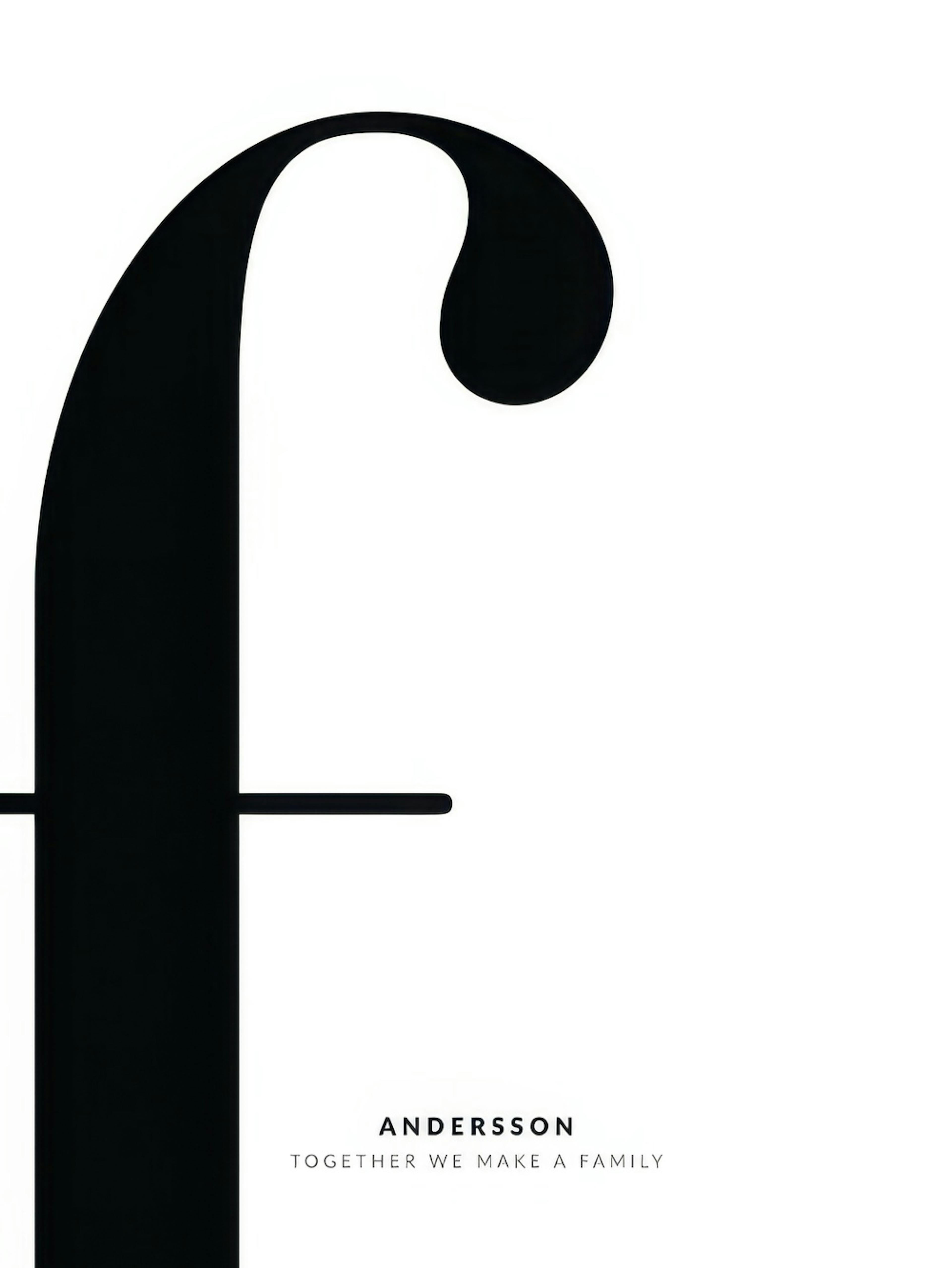 Buchstabe F Personalisiert Poster thumbnail