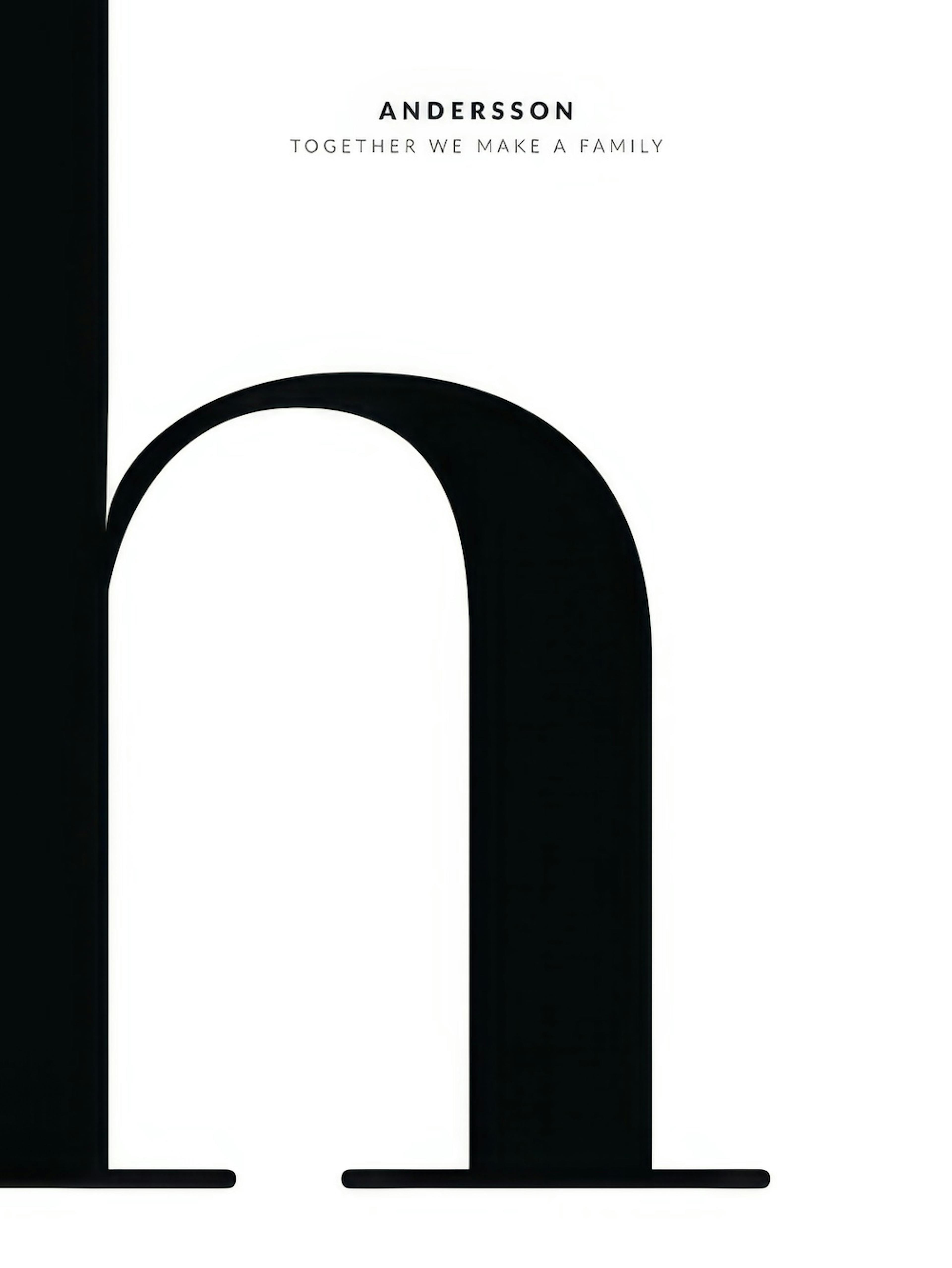 Lettera H poster personalizzato thumbnail