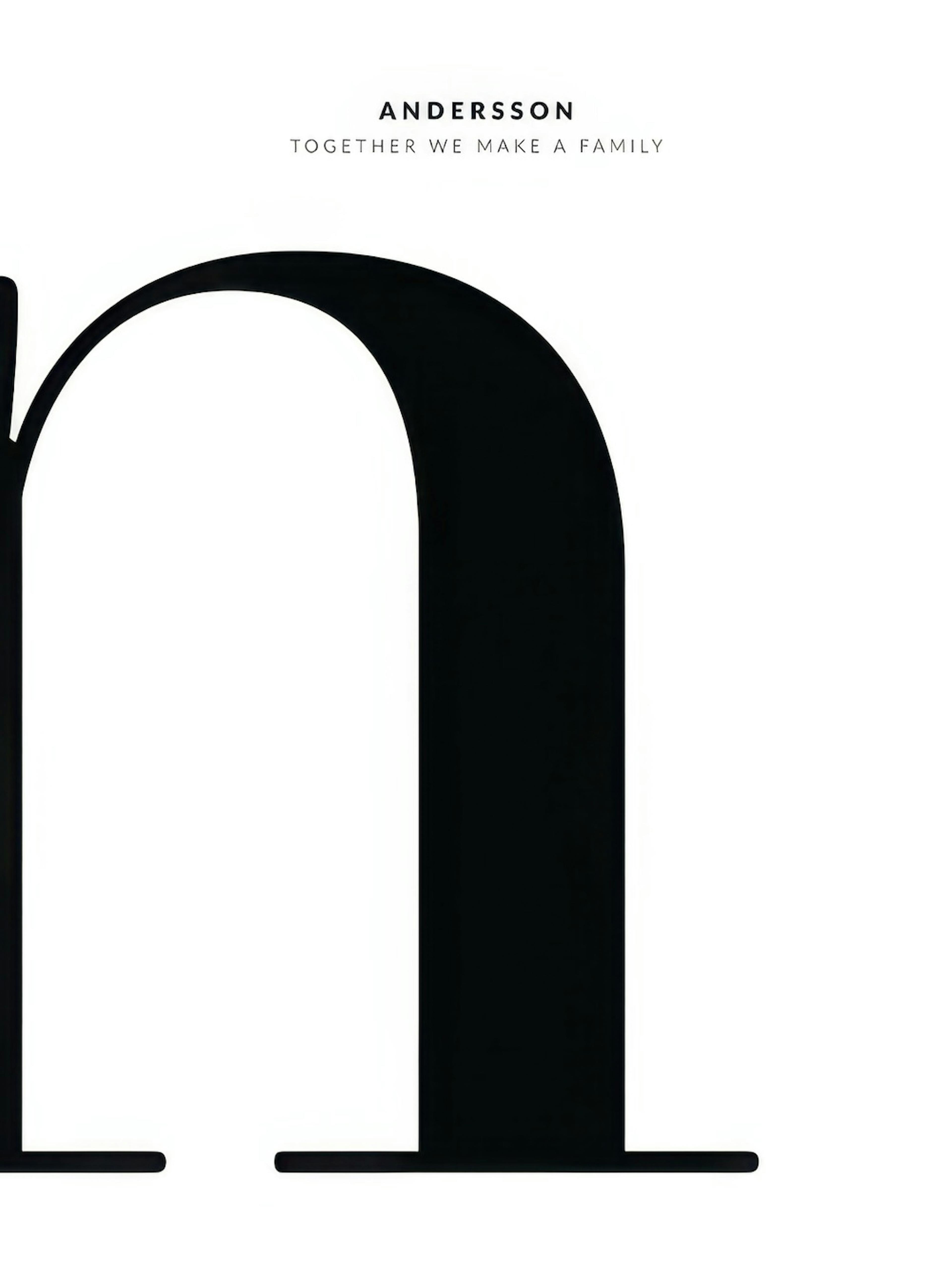 Letter N persoonlijke poster thumbnail