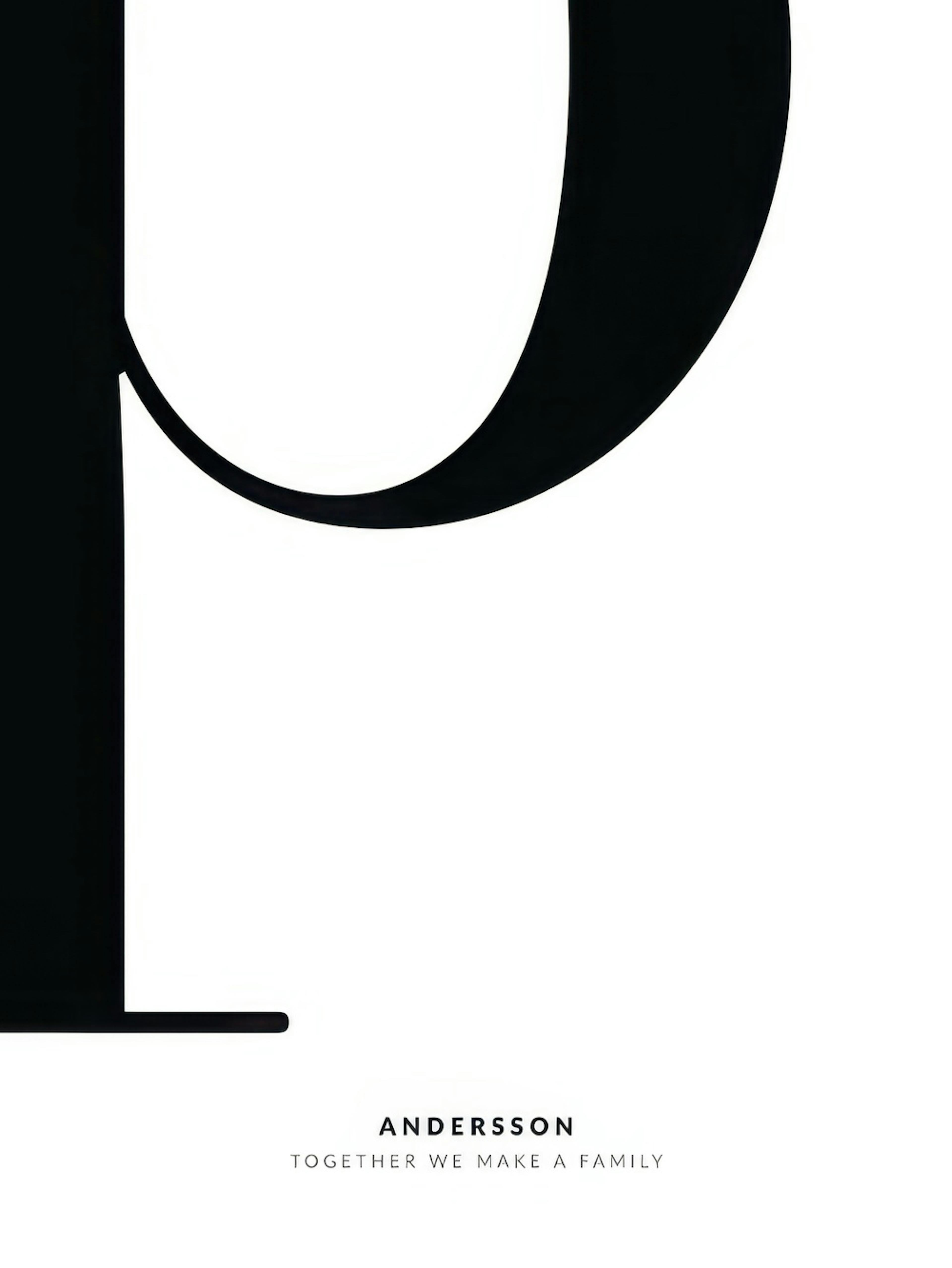 Lettera P poster personalizzato thumbnail