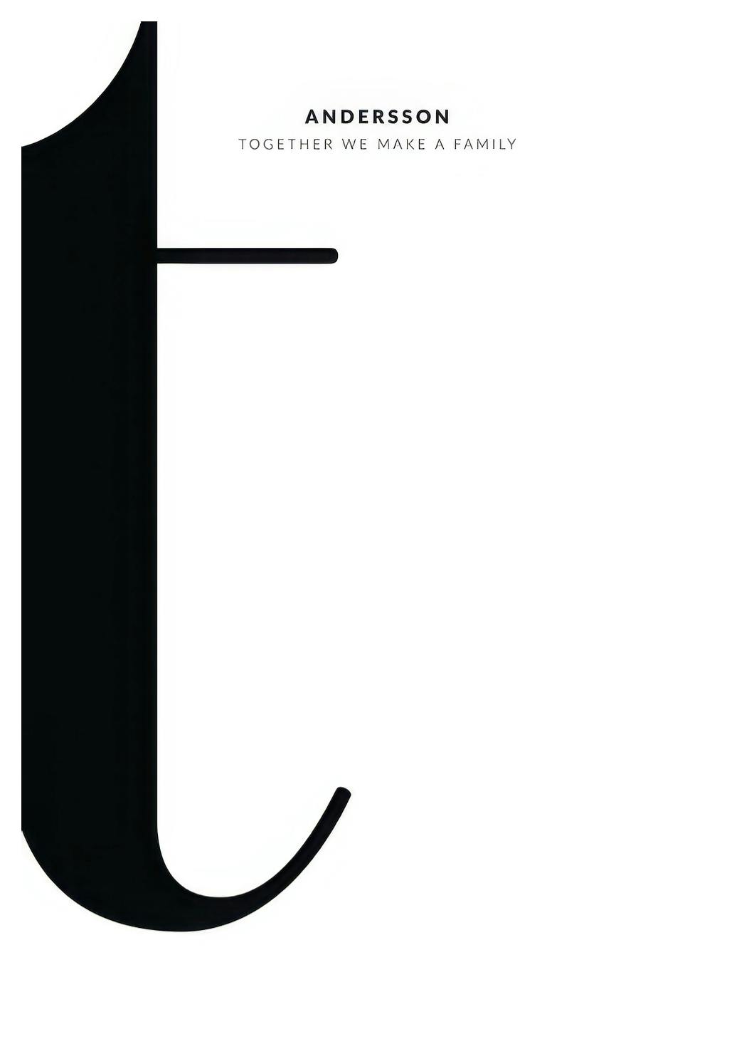 Lettera T poster personalizzato (50x70 cm) - Poster Store