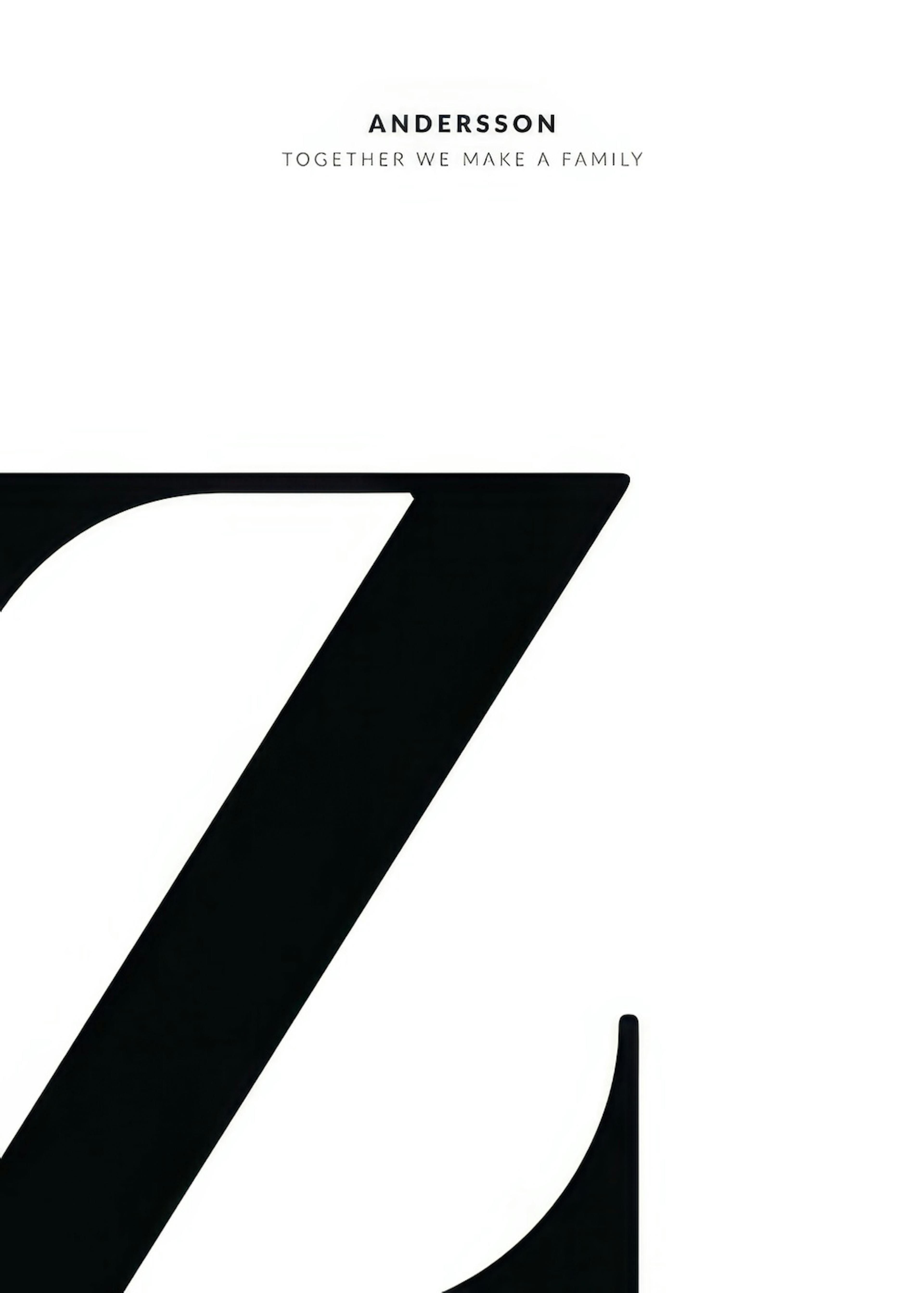 Bokstav Z Personlig Poster 0
