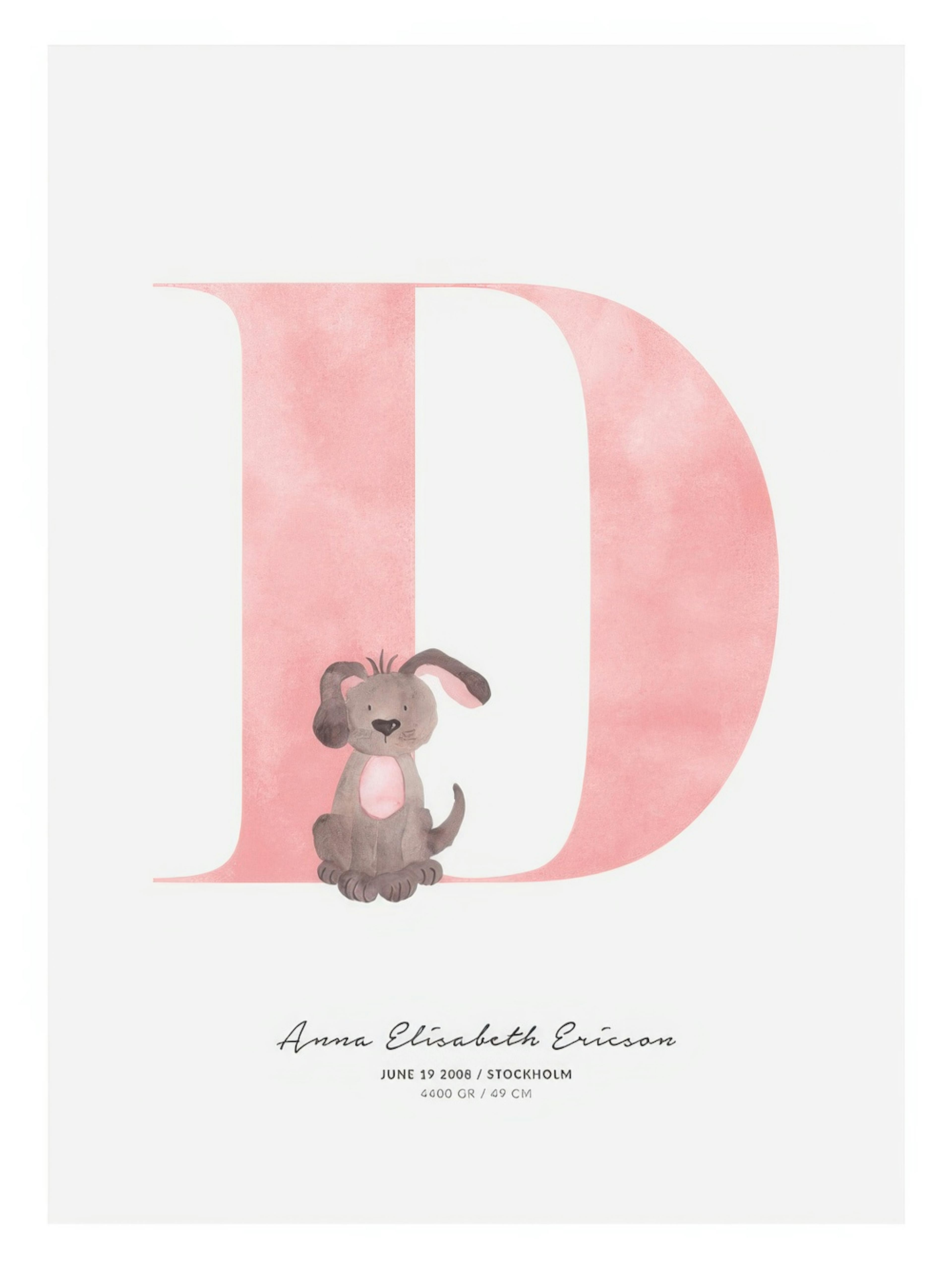 Kids Letter D Personal Poster thumbnail