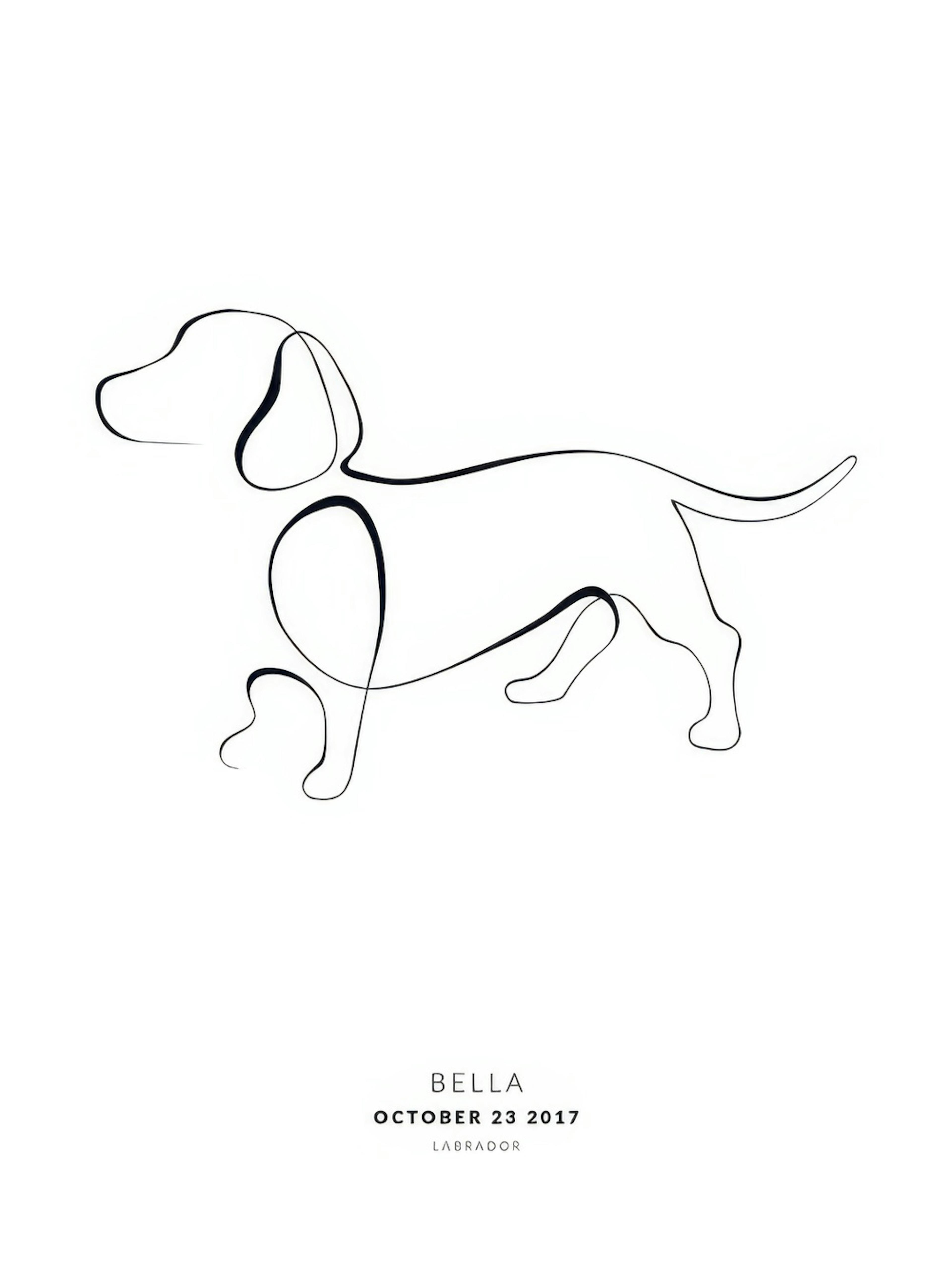 Mein Hund Dackel Personalisiert Poster thumbnail