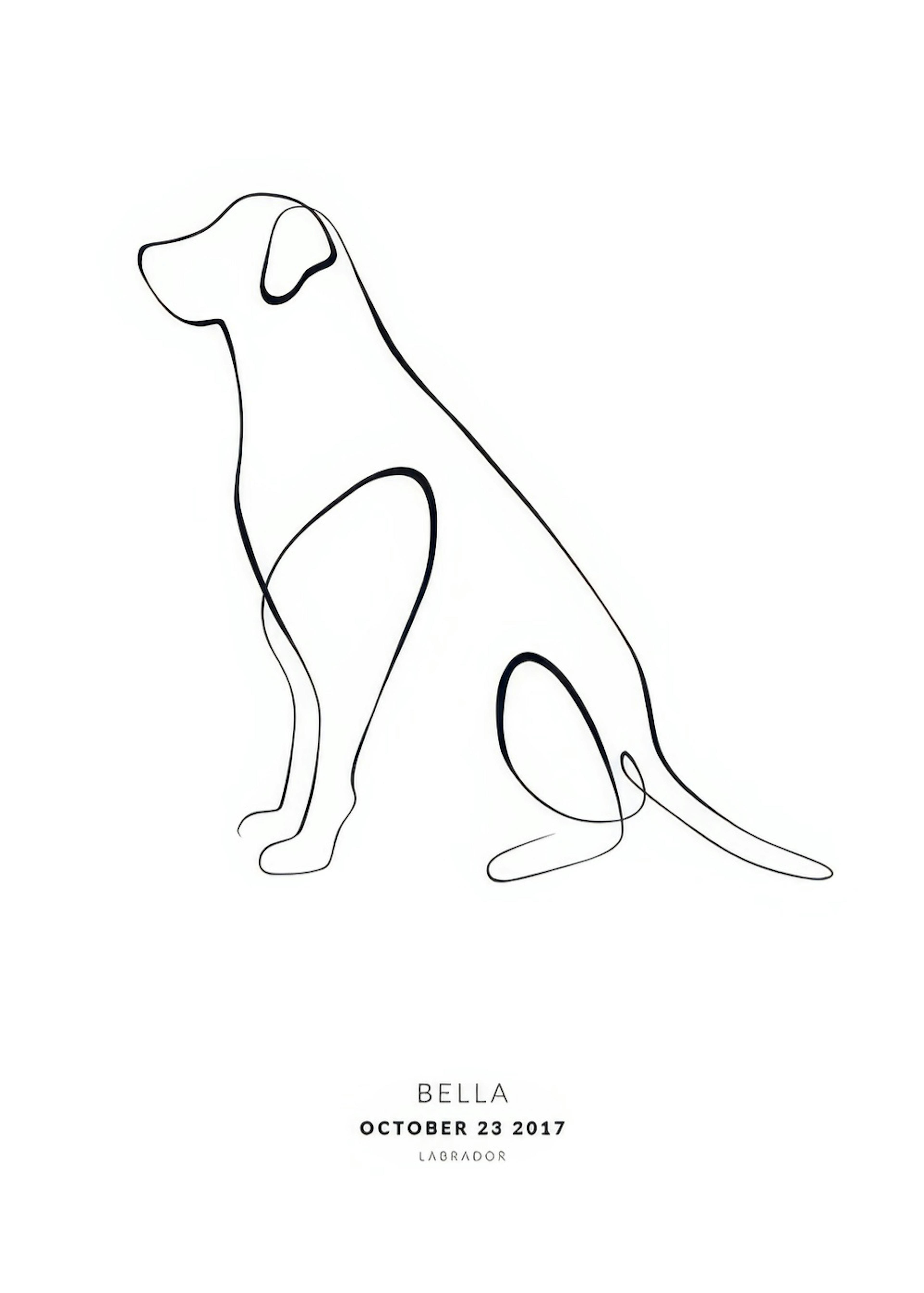 My Dog Labrador Personal Poster 0