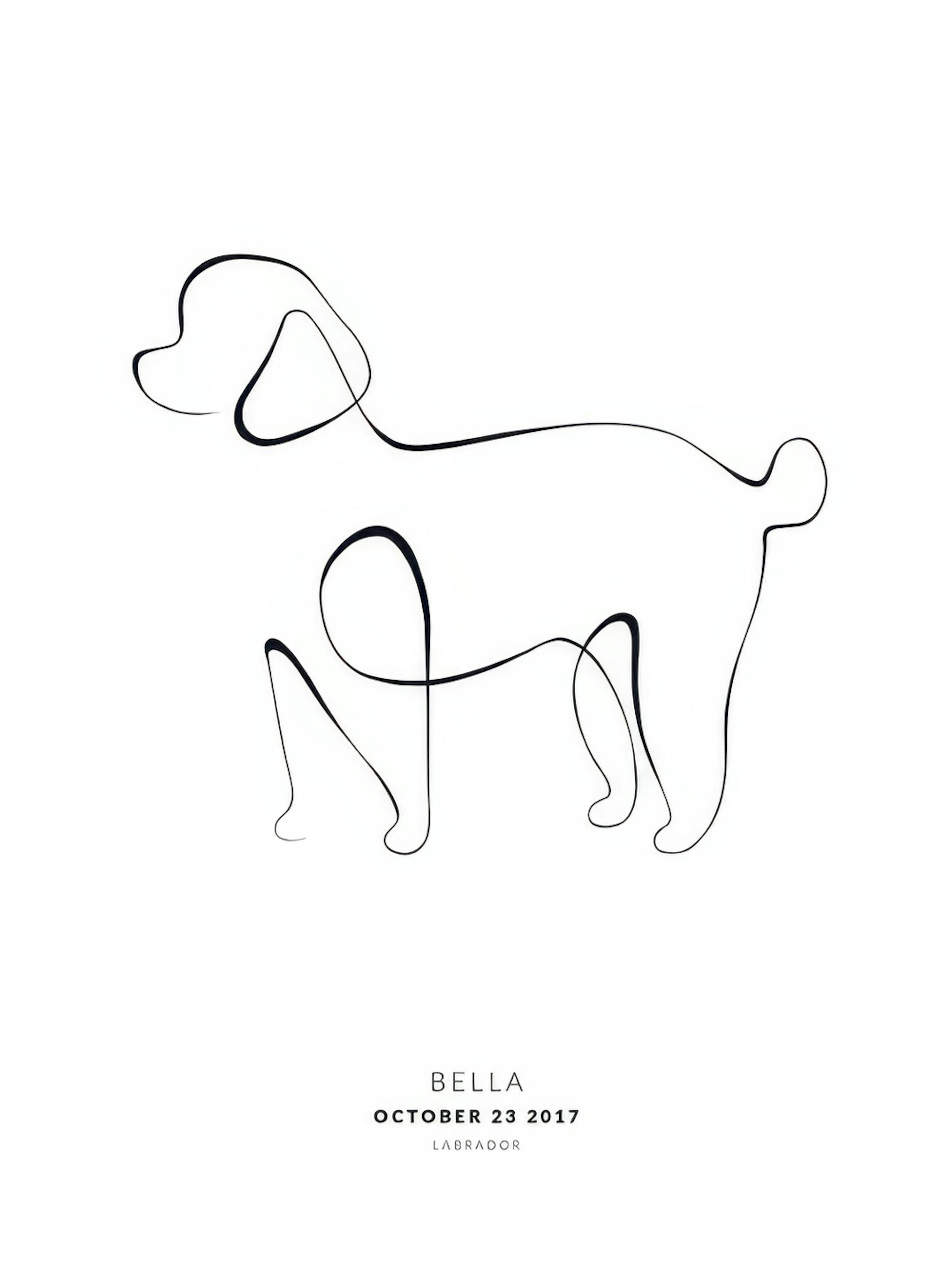 My Dog Poodle persoonlijke poster thumbnail