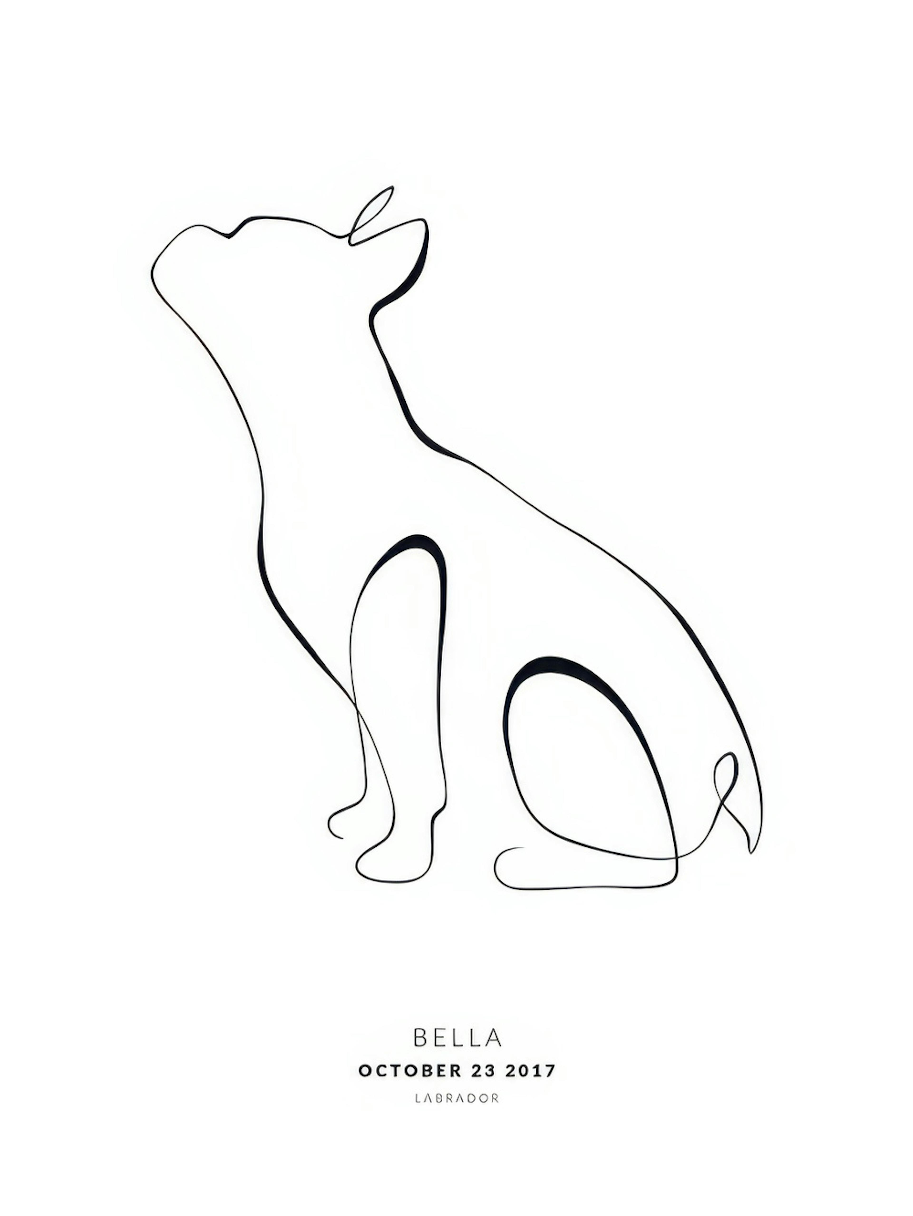 My Dog French Bulldog persoonlijke poster thumbnail