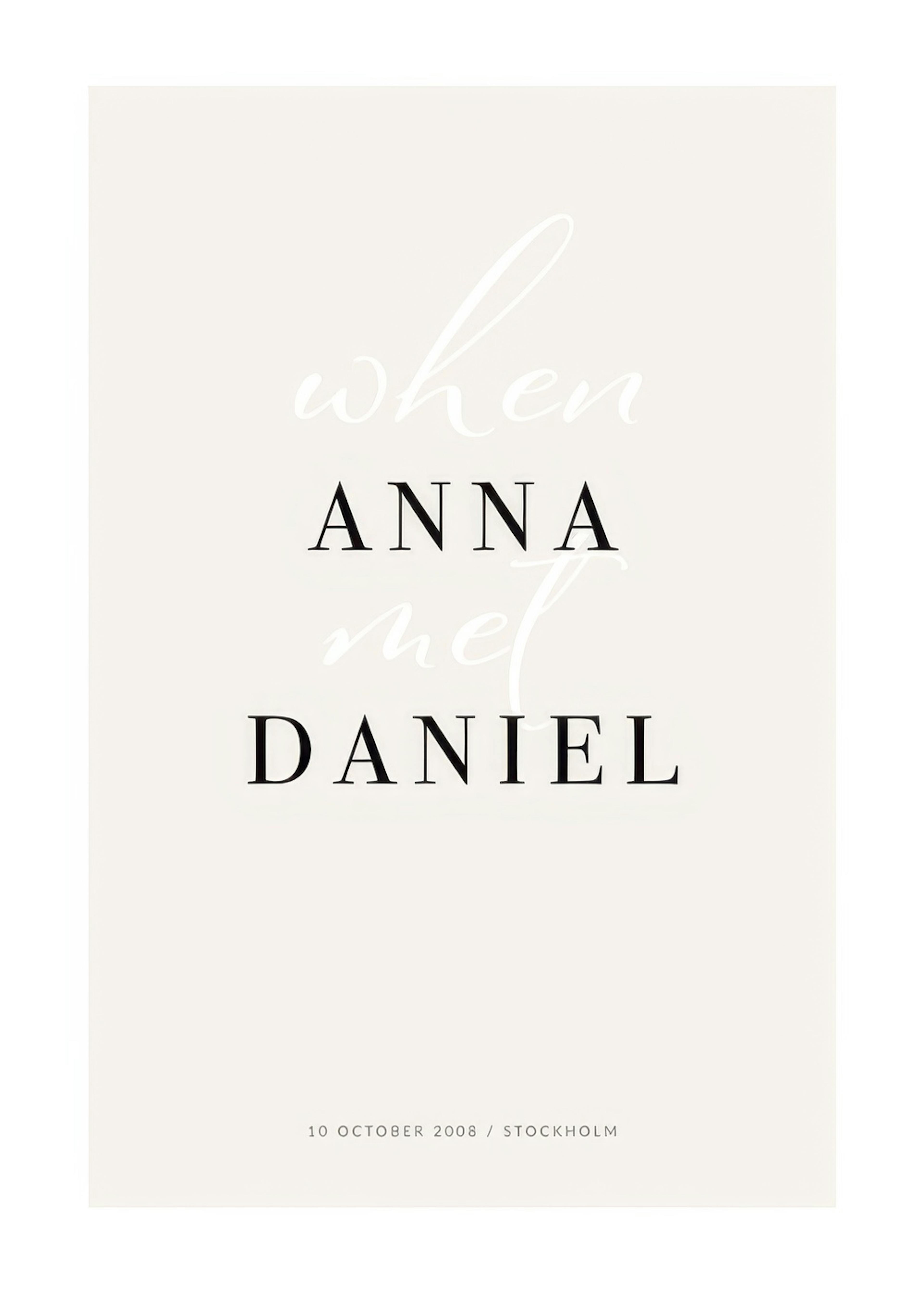 When They Met Personal Poster 0