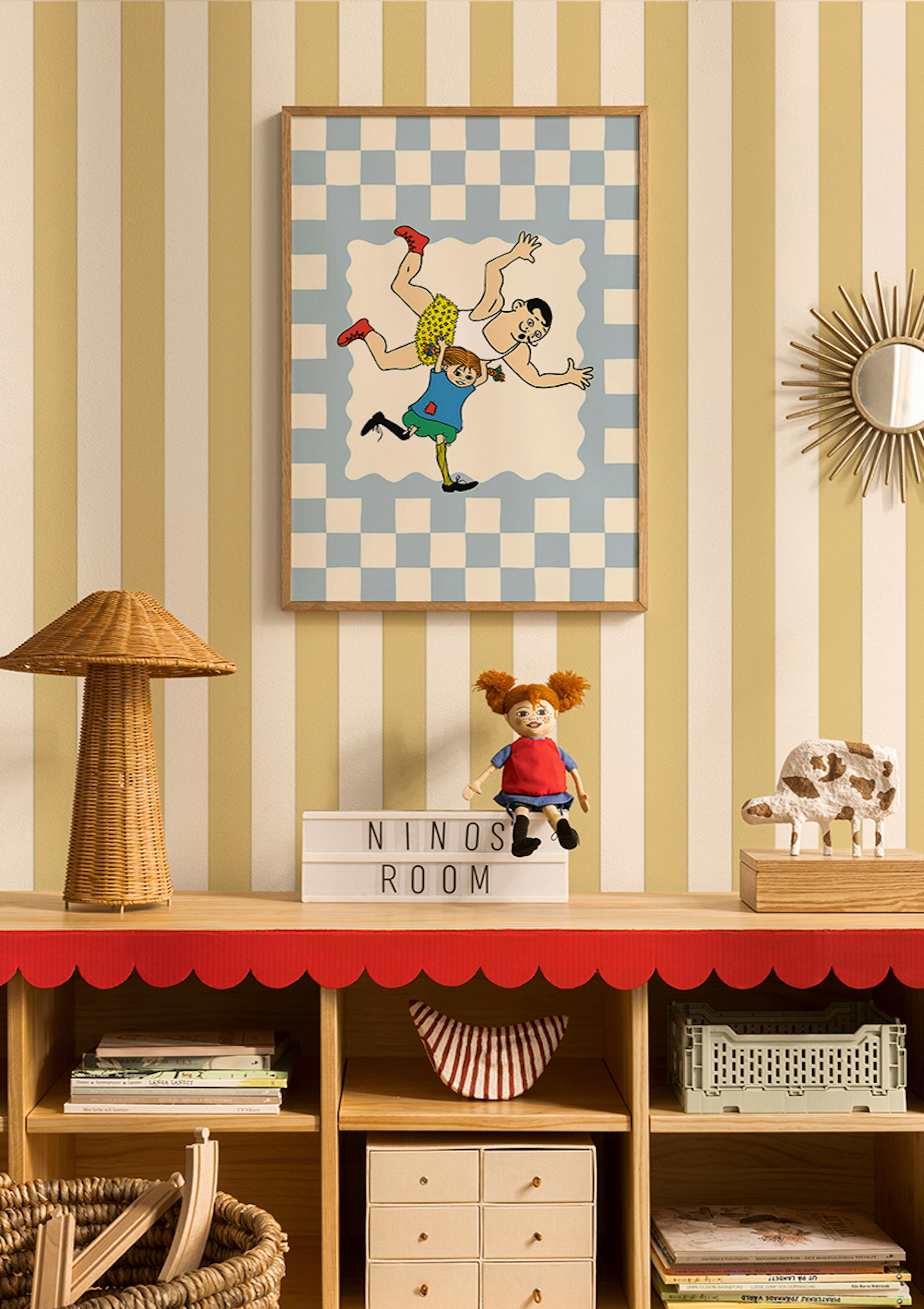 Pippi Långstrump och Starke Adolf Poster thumbnail