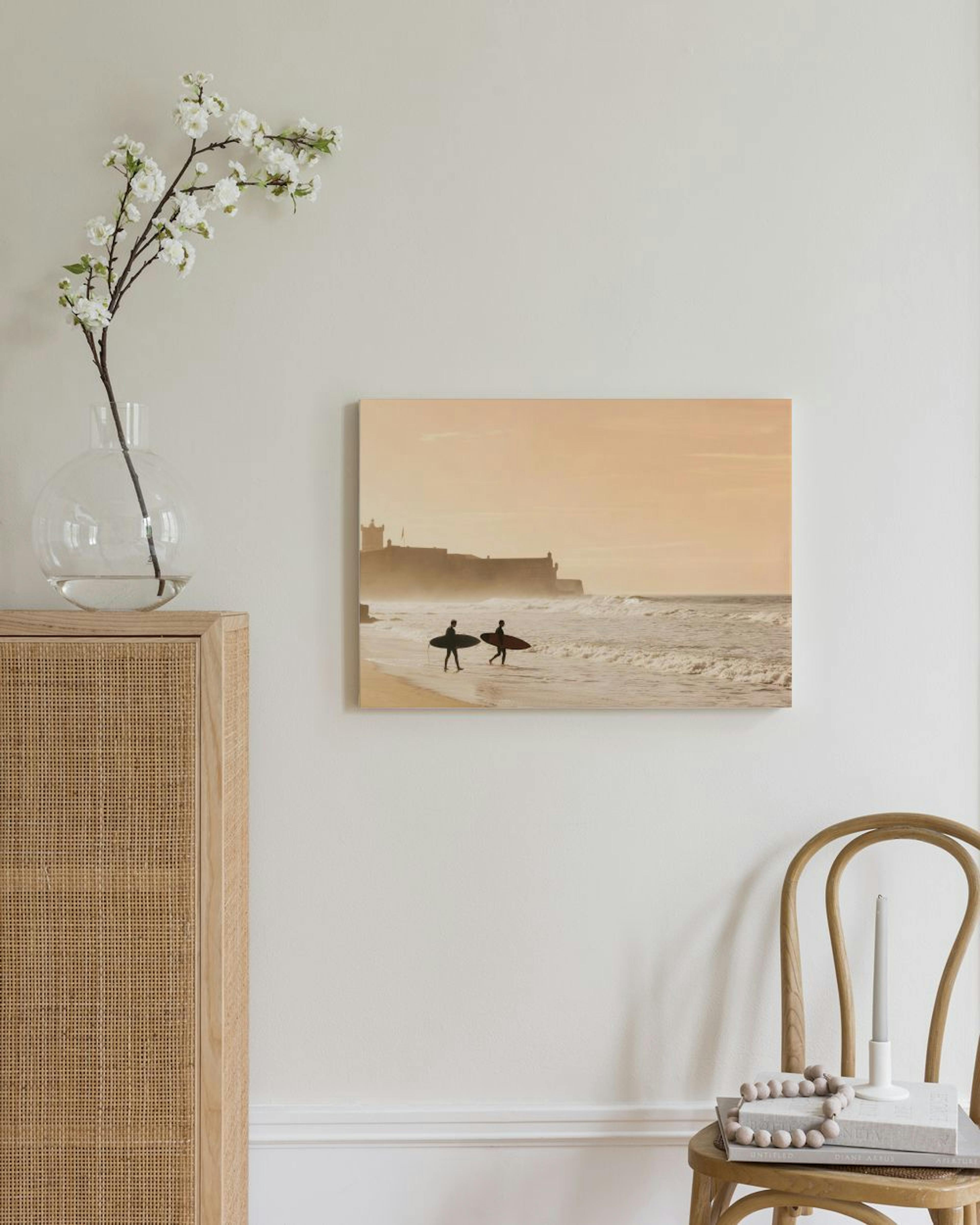 Golden Hour Surf Canvas print thumbnail