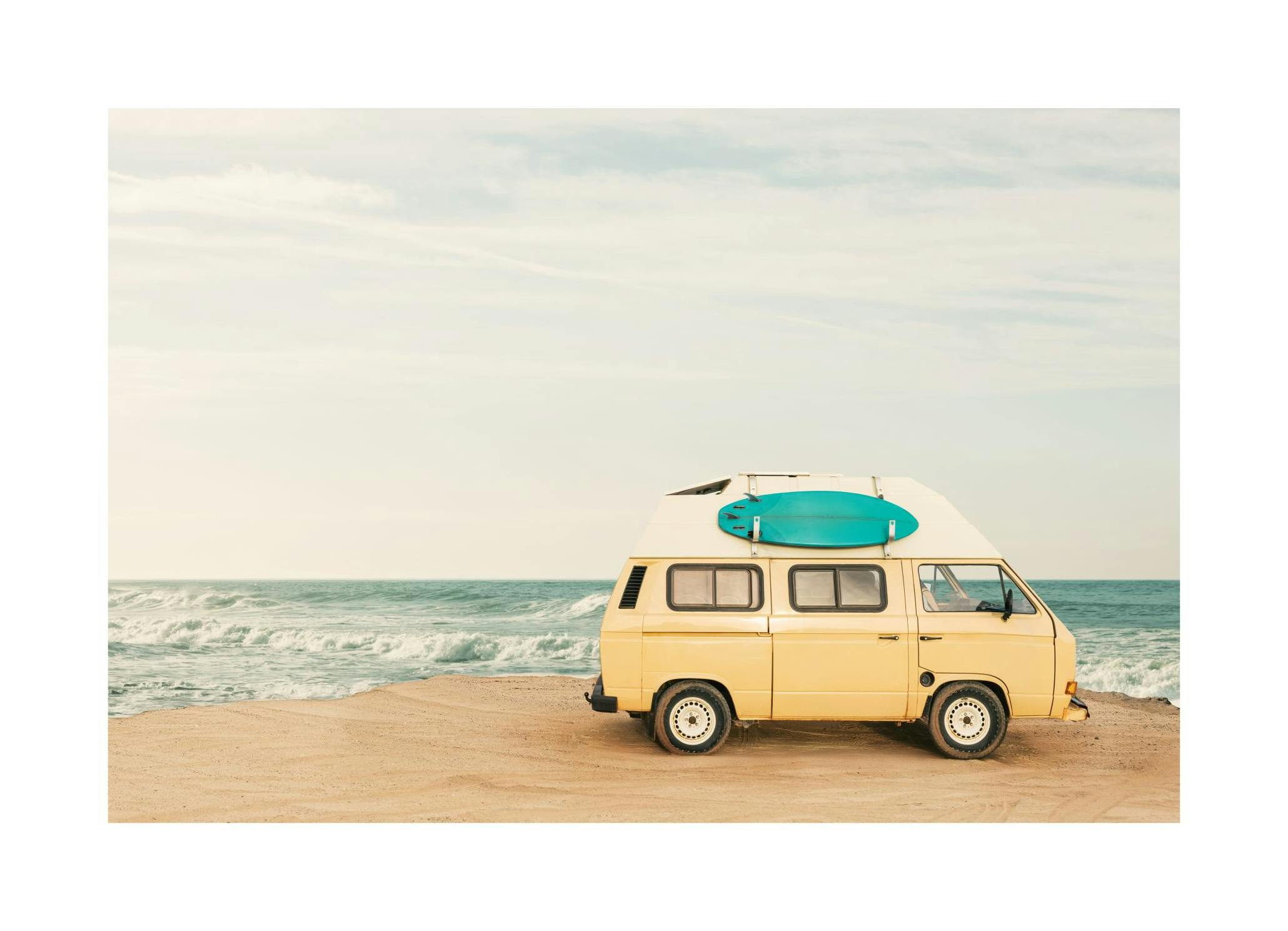 Seaside Living Plakat (50x70 cm) - Poster Store