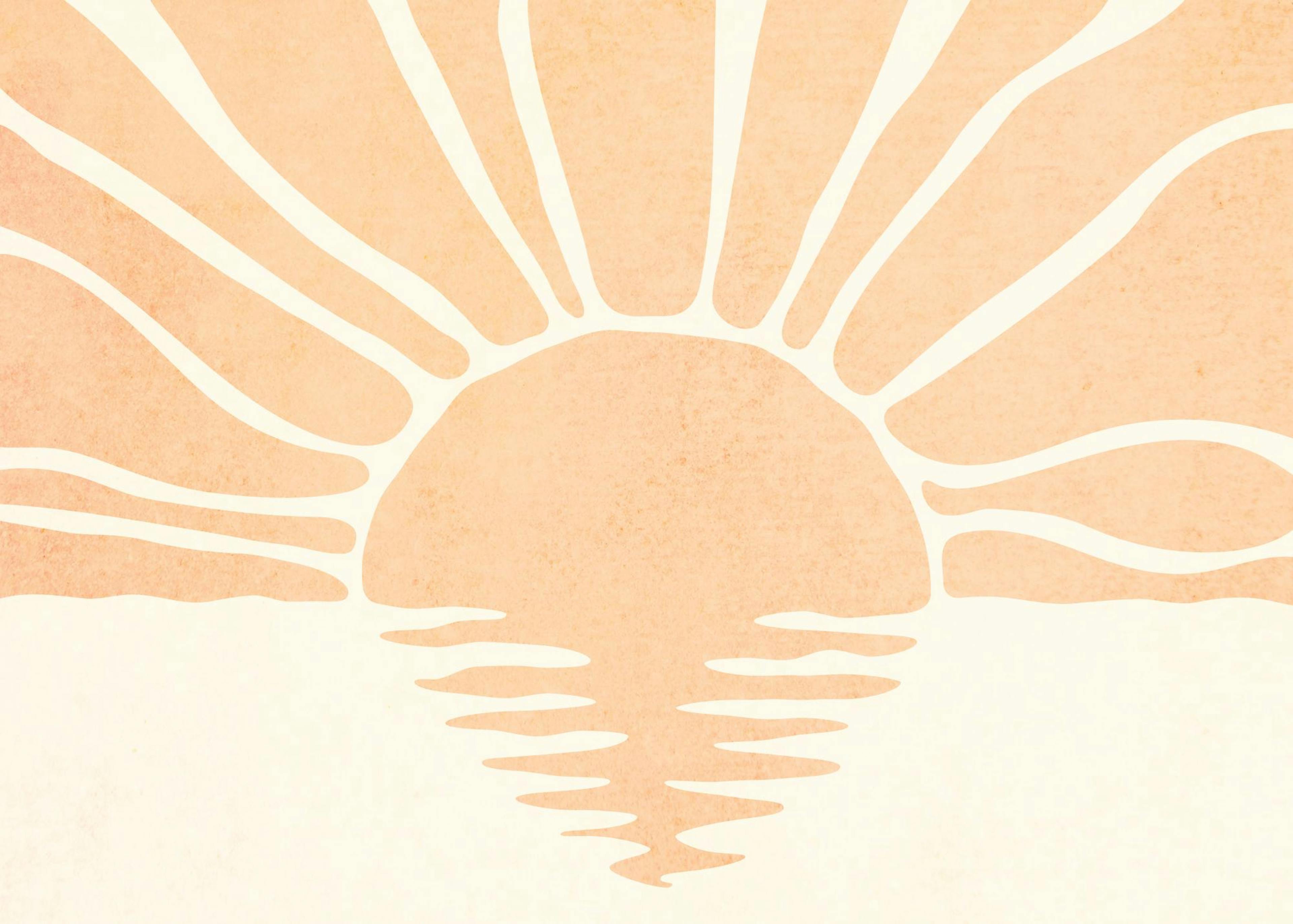 Peachy Sunset Poster 0
