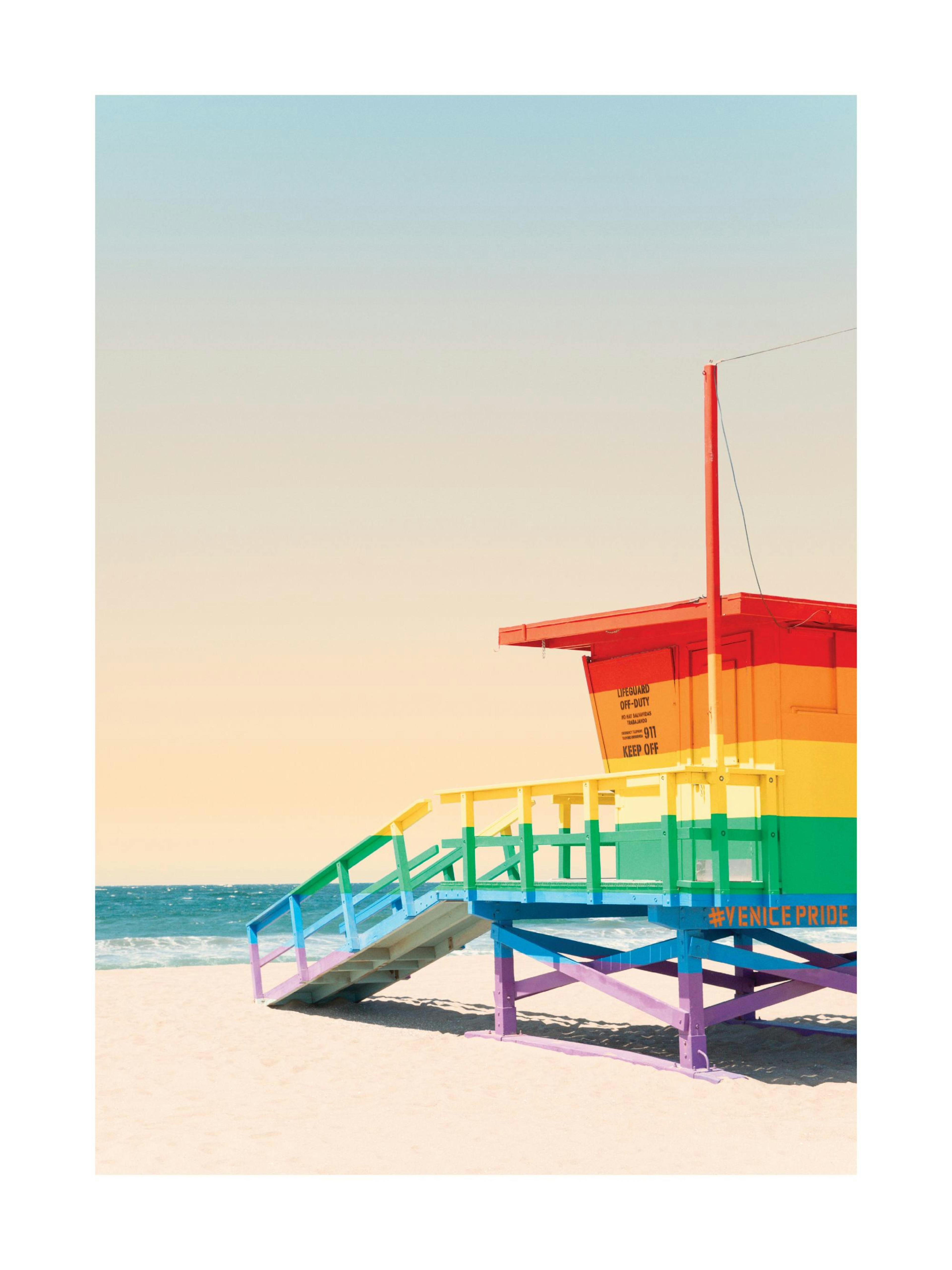Rainbow Beach House Poster thumbnail