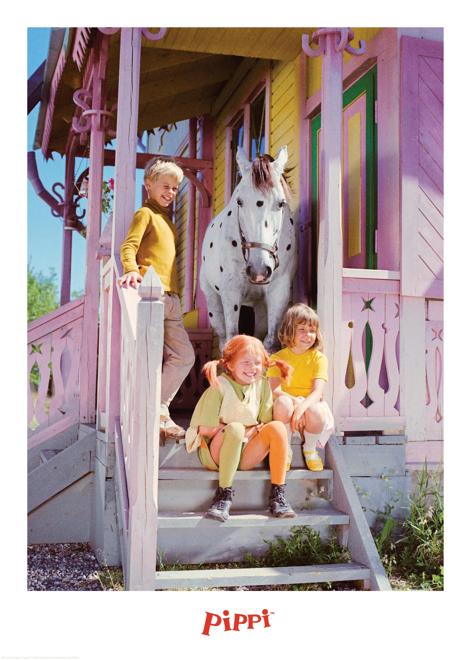 Pippi Langstrumpf Auf Dem Pferd Poster Wei es Pferd Poster Store DE pippi-langstrumpf-auf-dem-pferd-poster-wei-es-pferd-poster-store-de