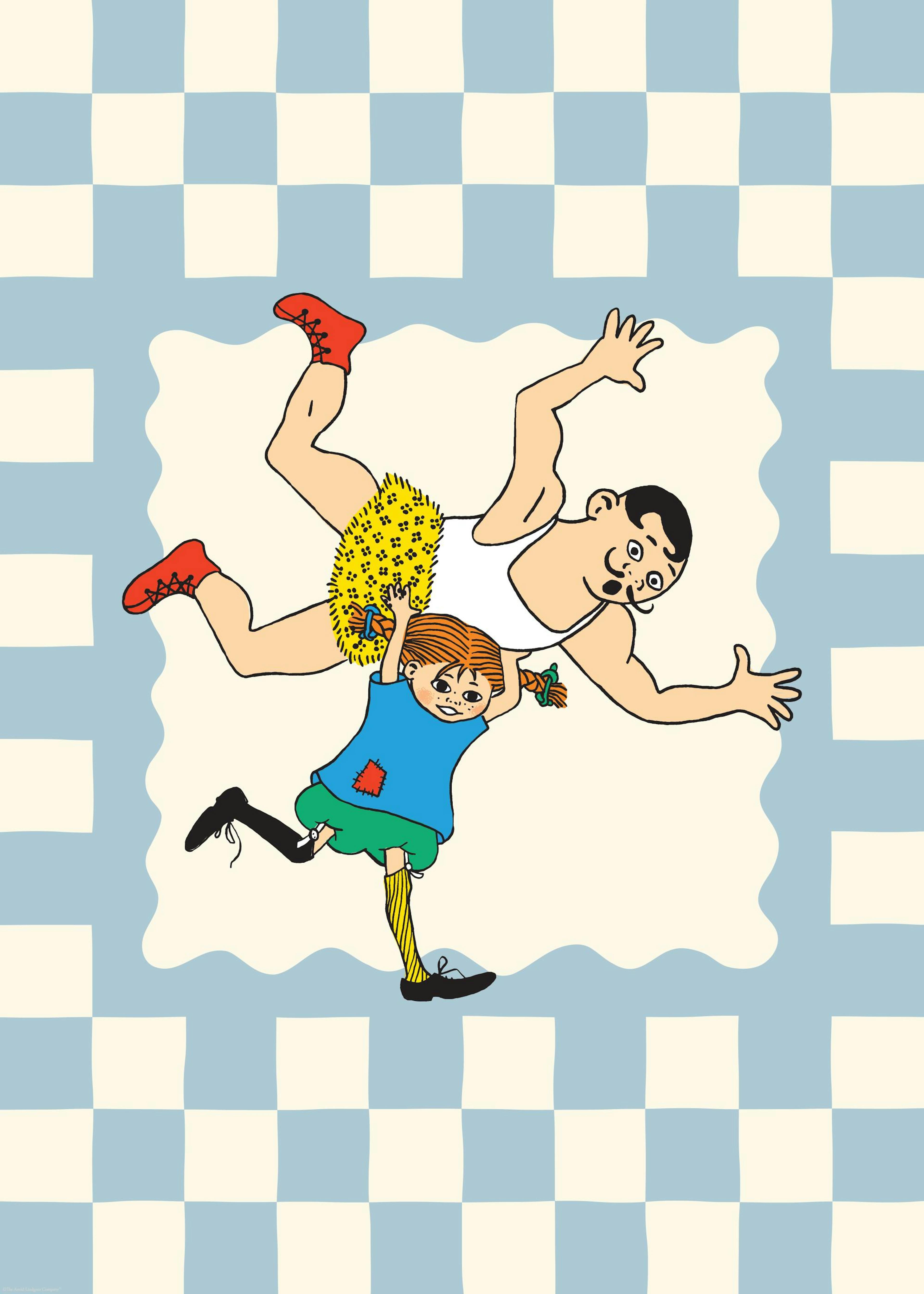 Pippi Dlouhá punčocha a Adolf Silný plakát 0