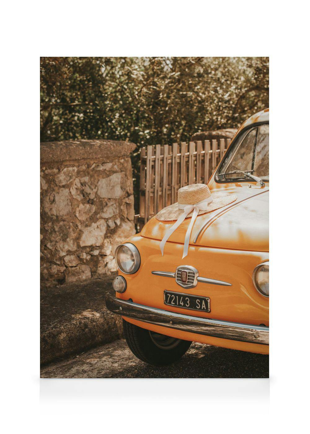 Kustcruise Canvas (70x100 cm - Fotolijst Zwart) - Poster Store